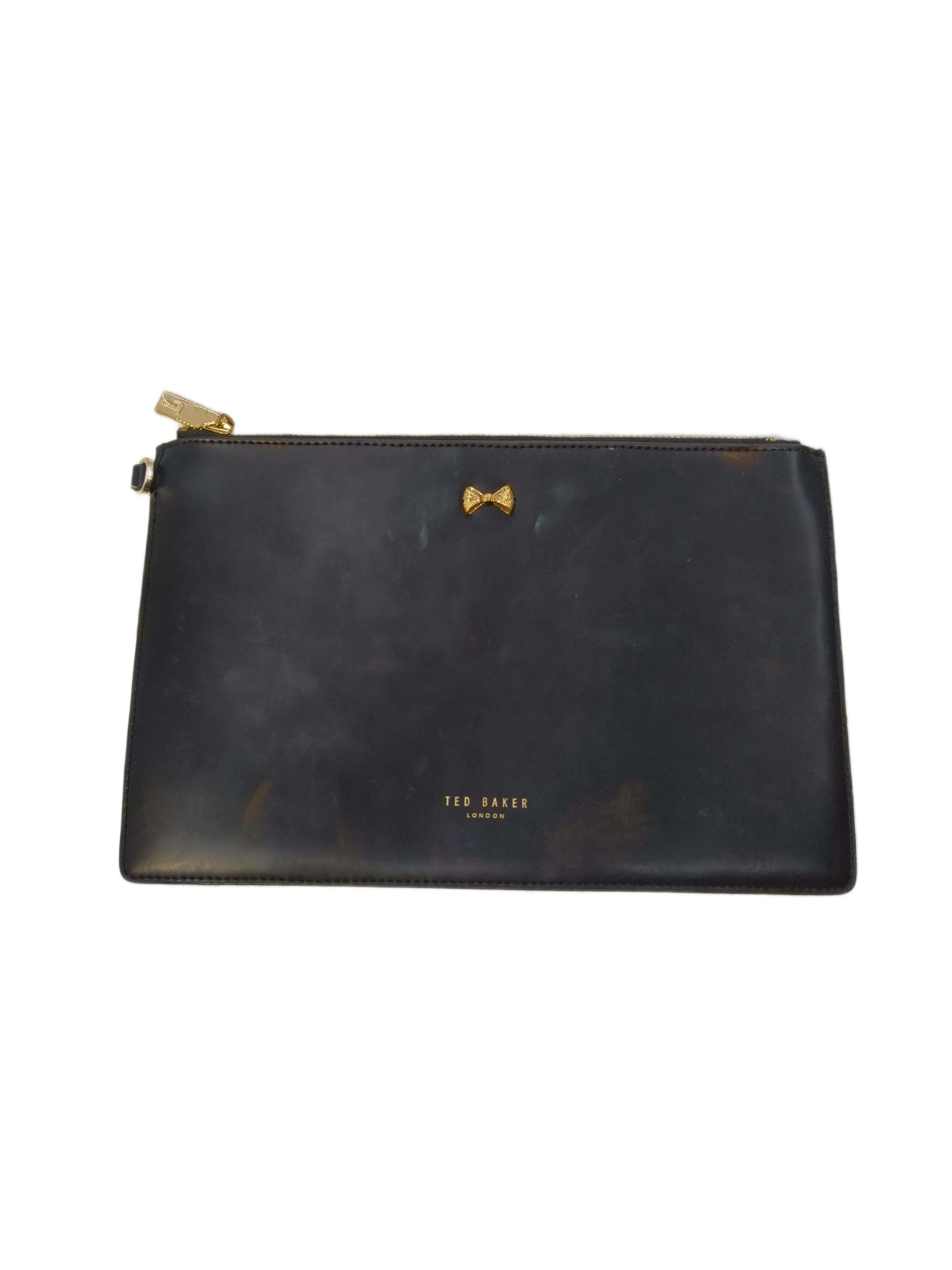 Ted Baker Women's Bag Black 100% Leather Clutch