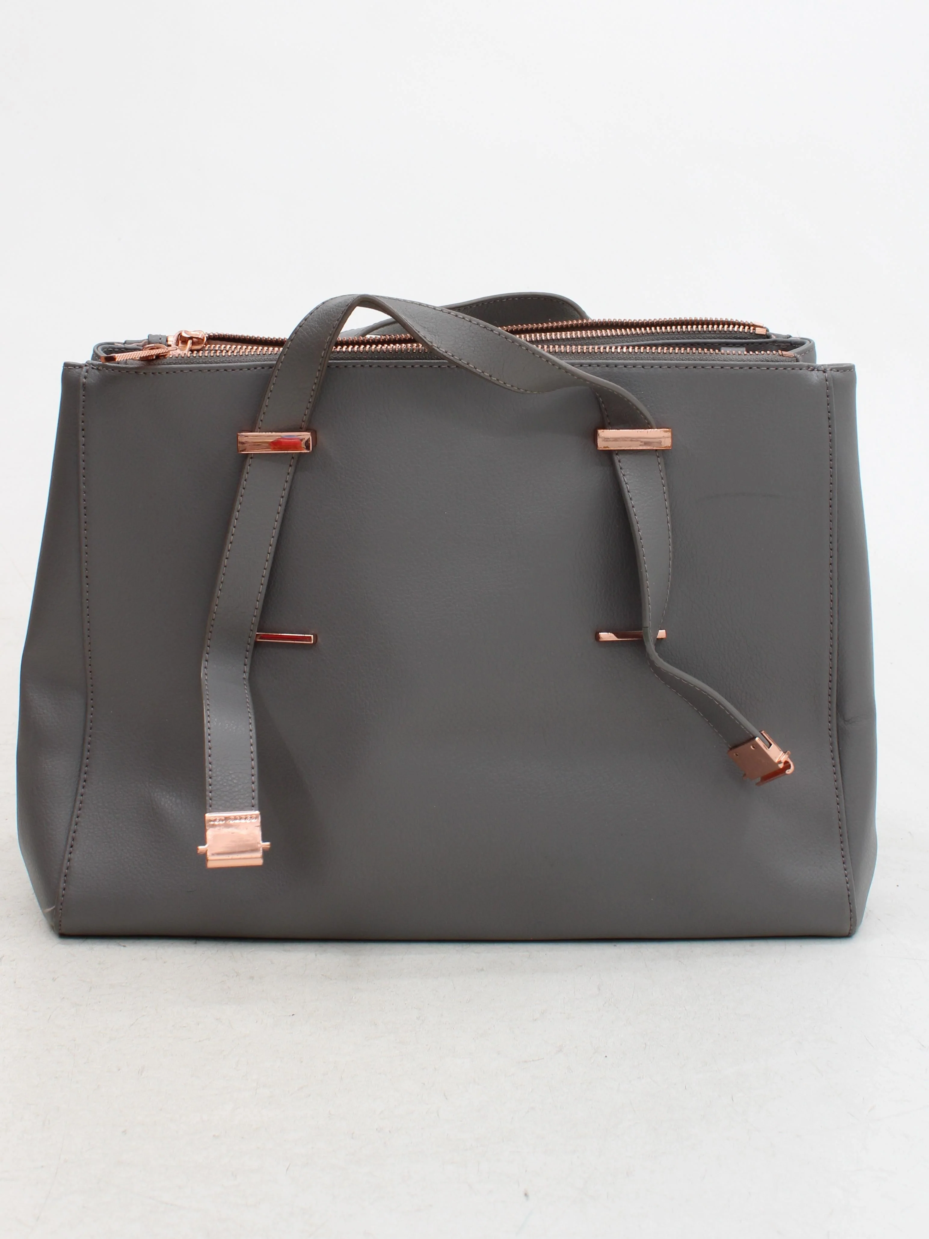 Ted Baker Women's Bag Grey 100% Faux Leather Tote - Image 2