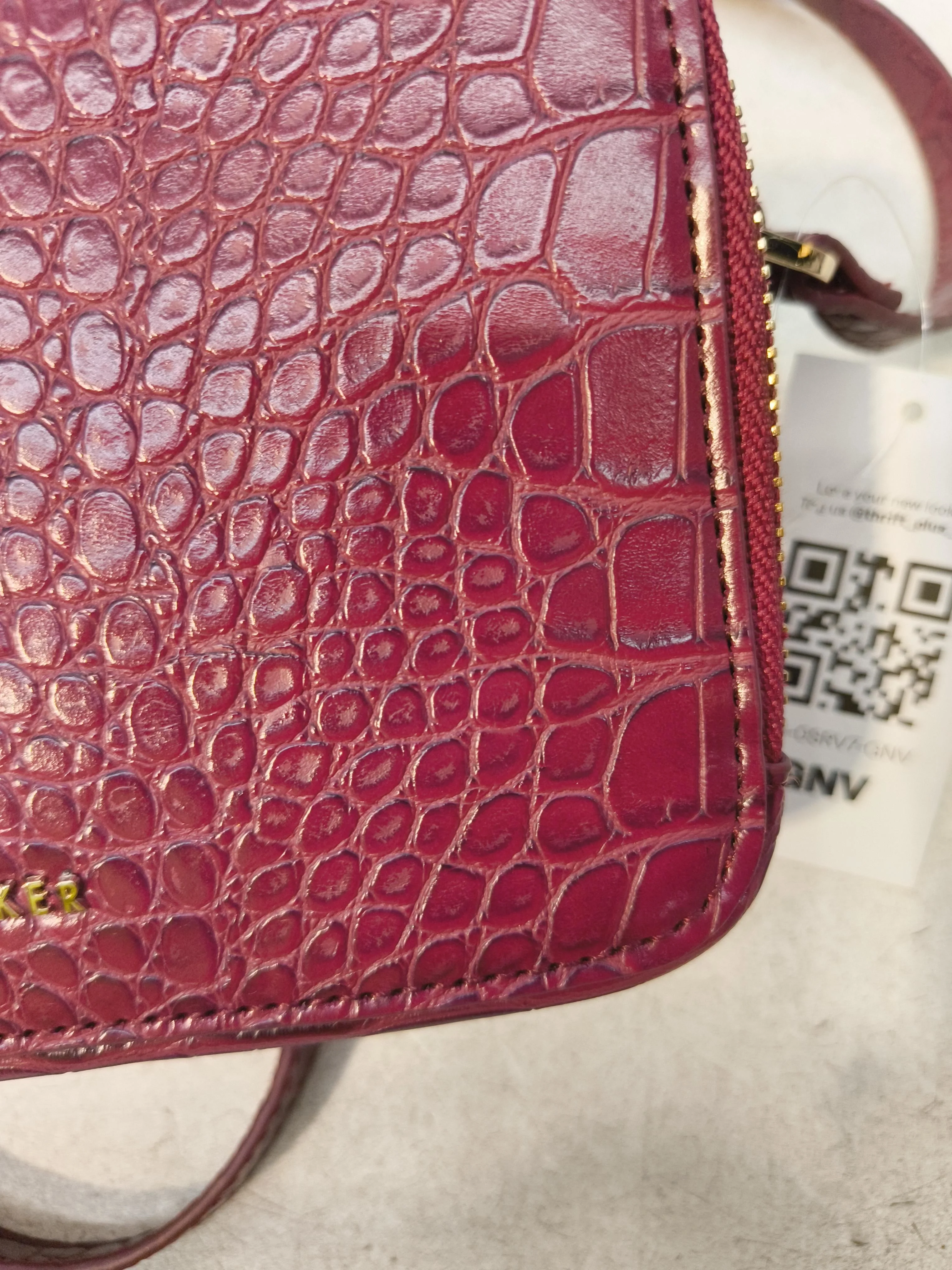 Ted Baker Women's Bag Red Animal Print Other with Cotton Crossbody - Image 3