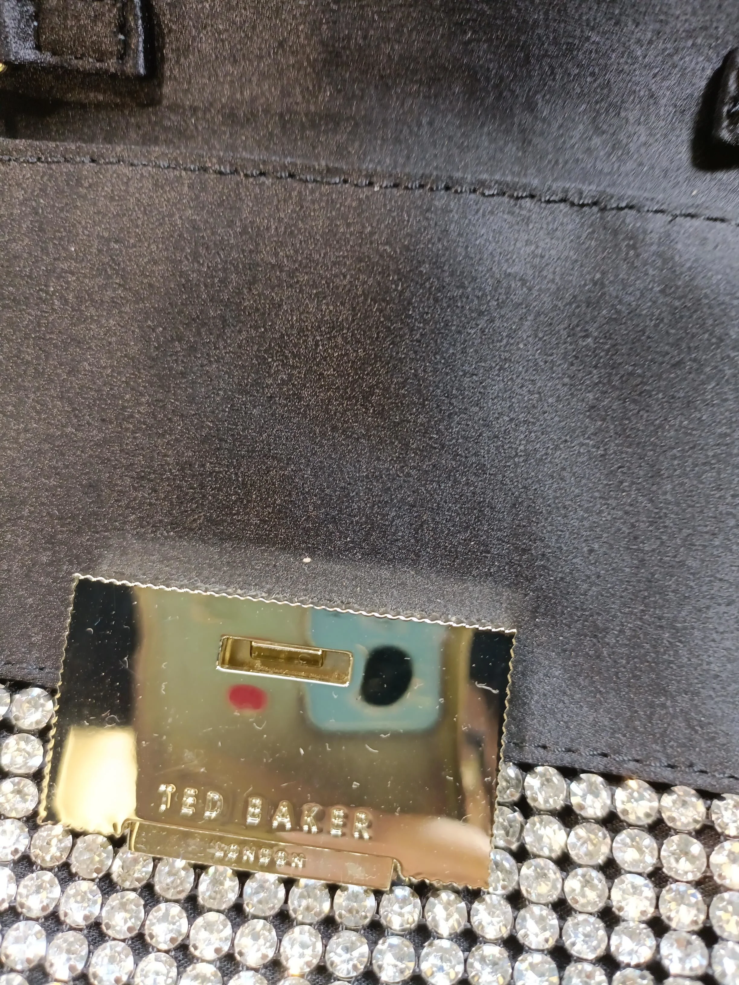 Ted Baker Women's Bag Silver Polyester with Cotton, Other Clutch - Image 5
