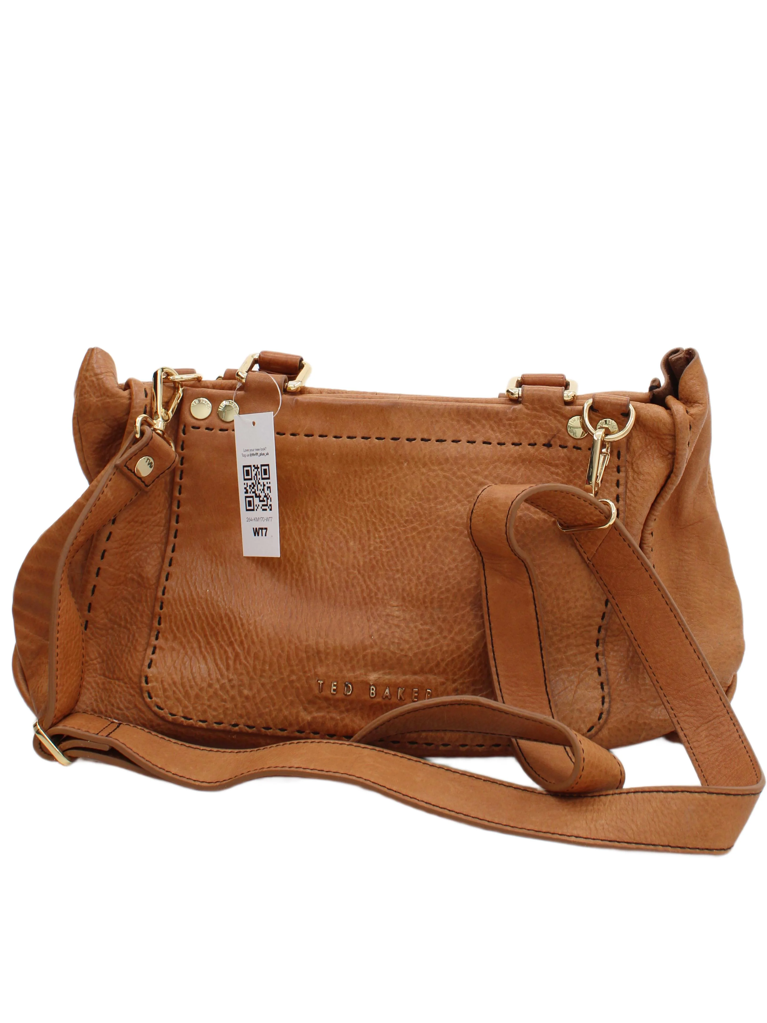 Ted Baker Women's Bag Tan 100% Leather Shoulder Bag