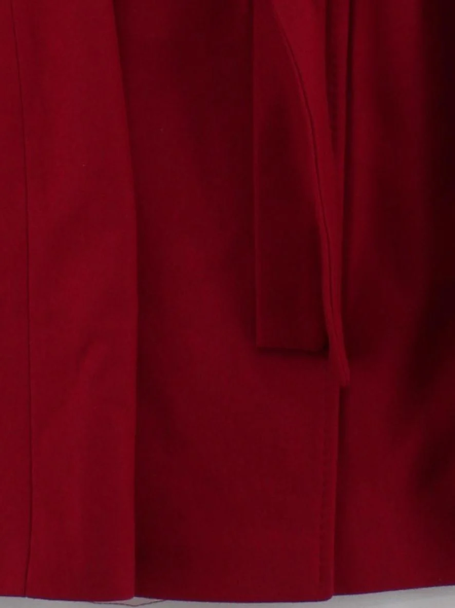 Ted Baker Women's Coat UK 16 Red Wool with Polyamide, Cashmere Overcoat - Image 4