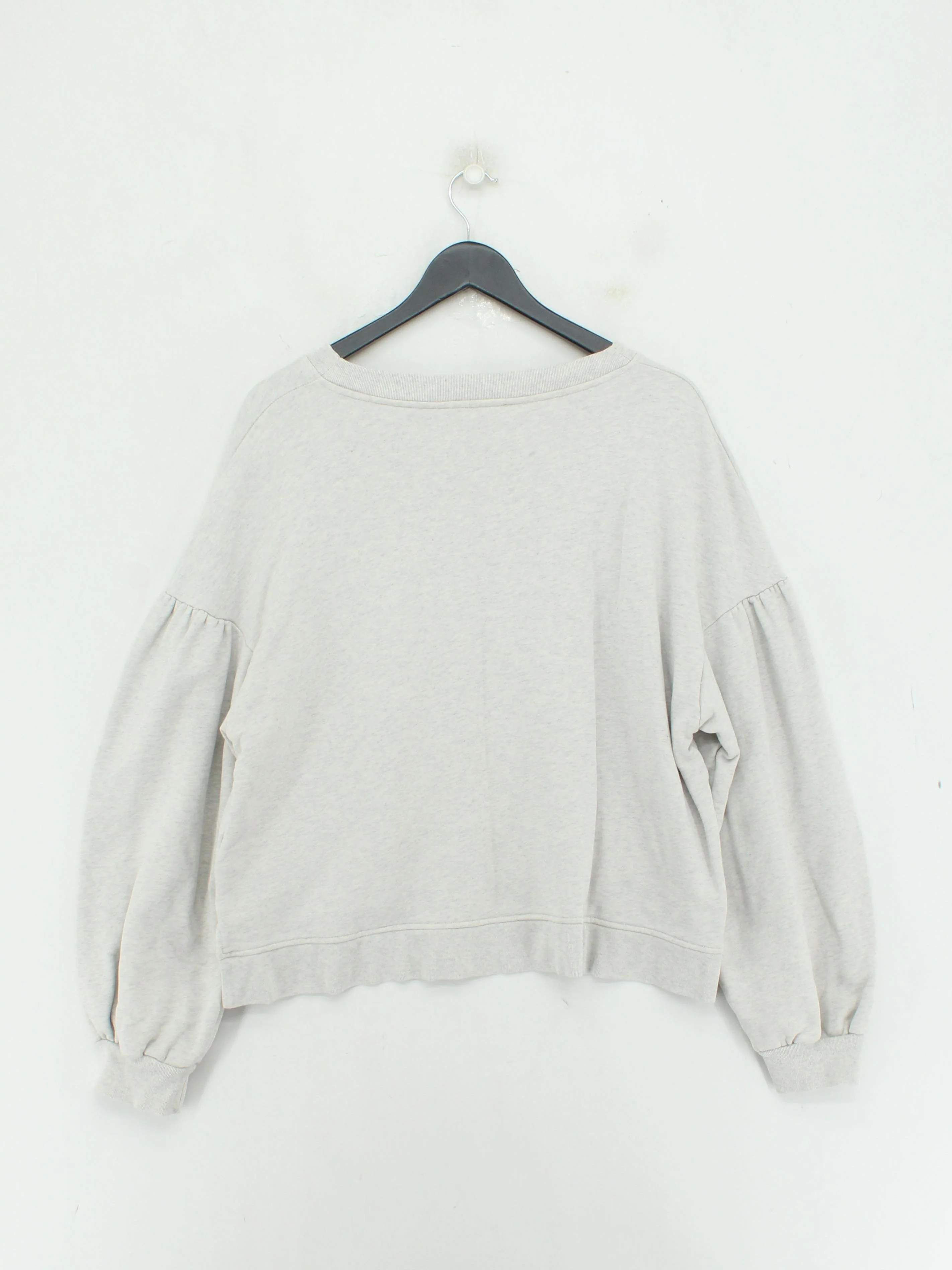 Ted Baker Women's Hoodie UK 16 Grey Graphic 100% Cotton Pullover - Image 2