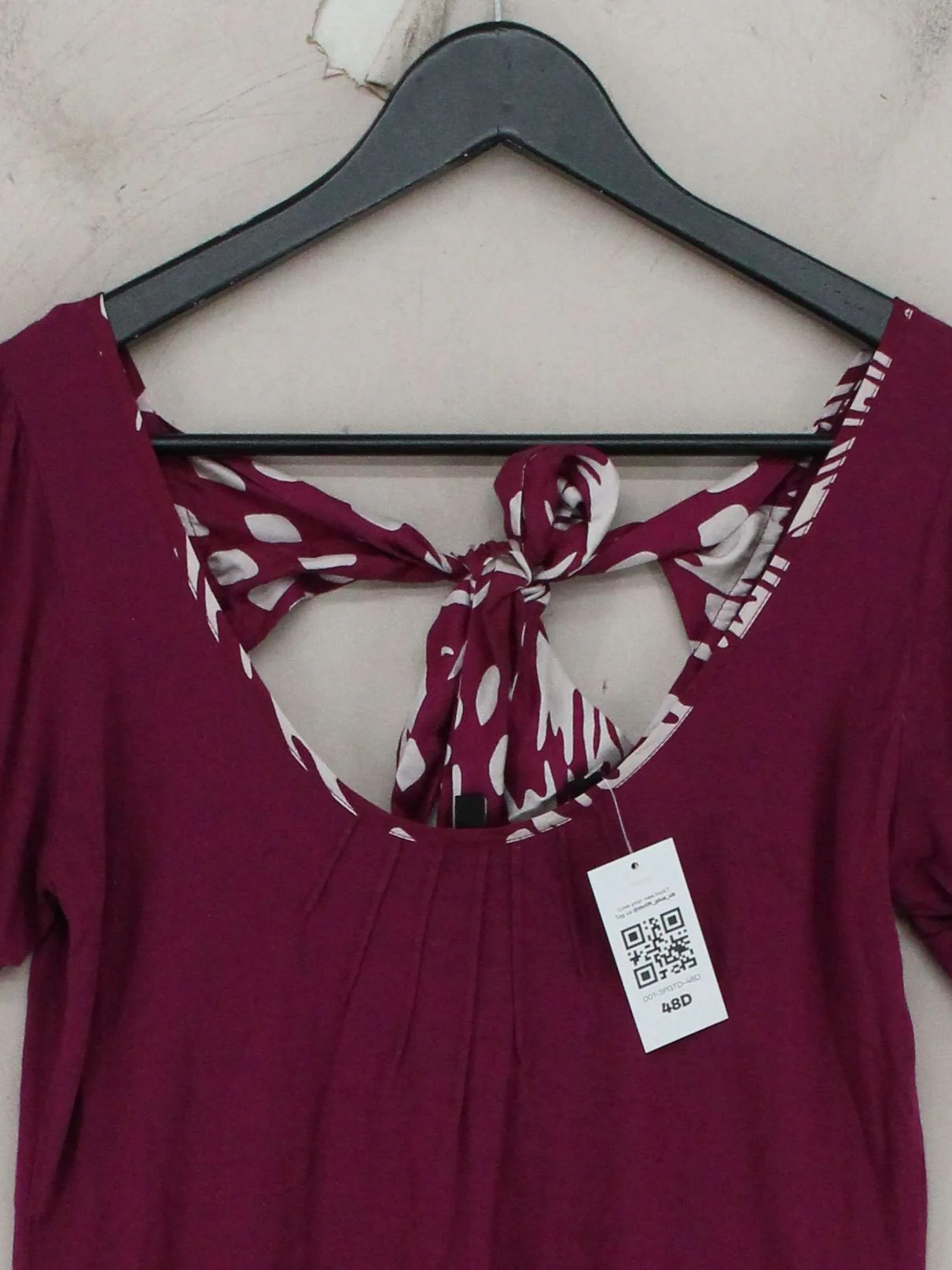 Ted Baker Women's Top S Purple Viscose with Silk Basic - Image 3
