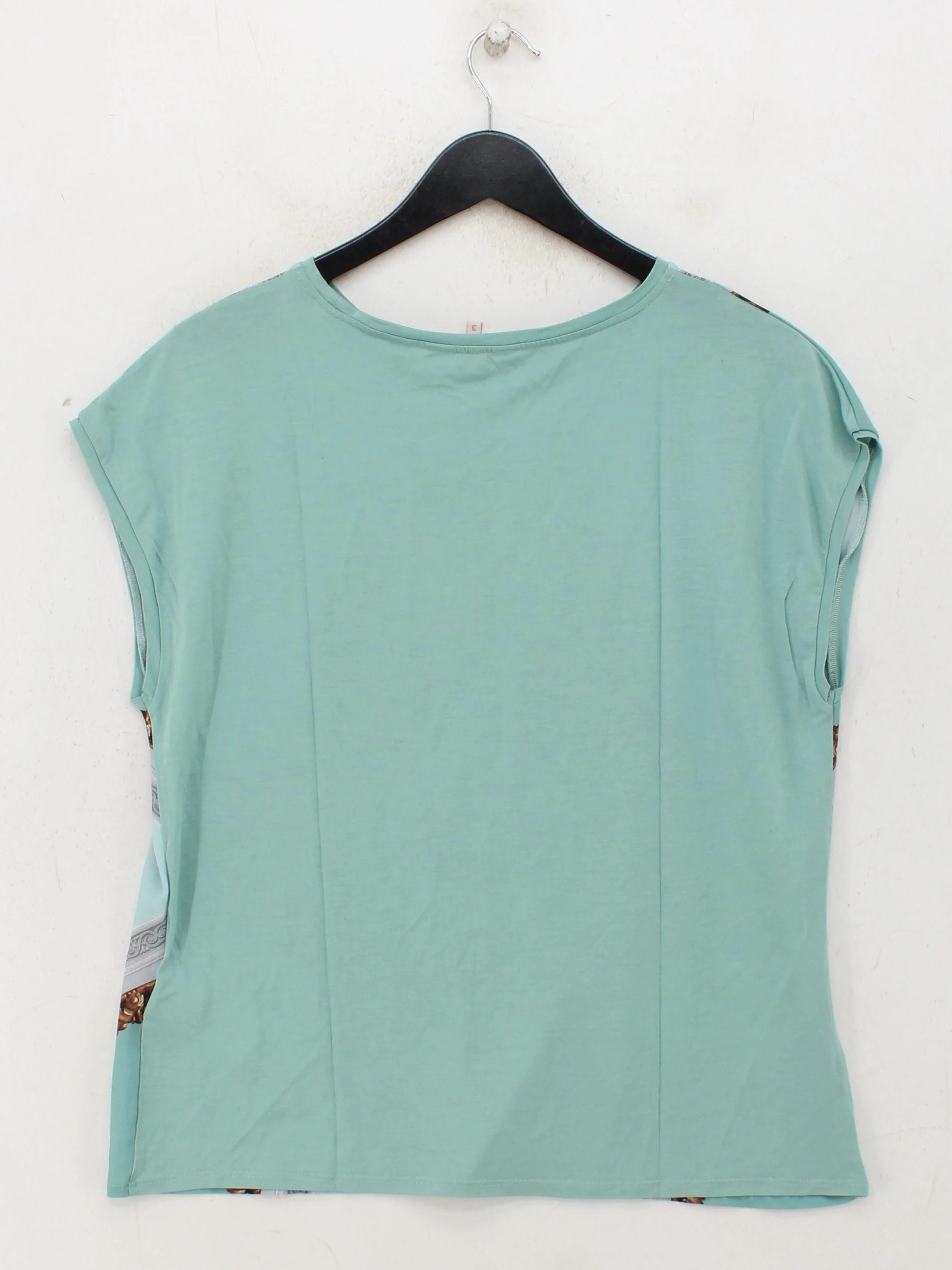 Ted Baker Women's Top UK 12 Green Polyester with Lyocell Modal Basic - Image 2