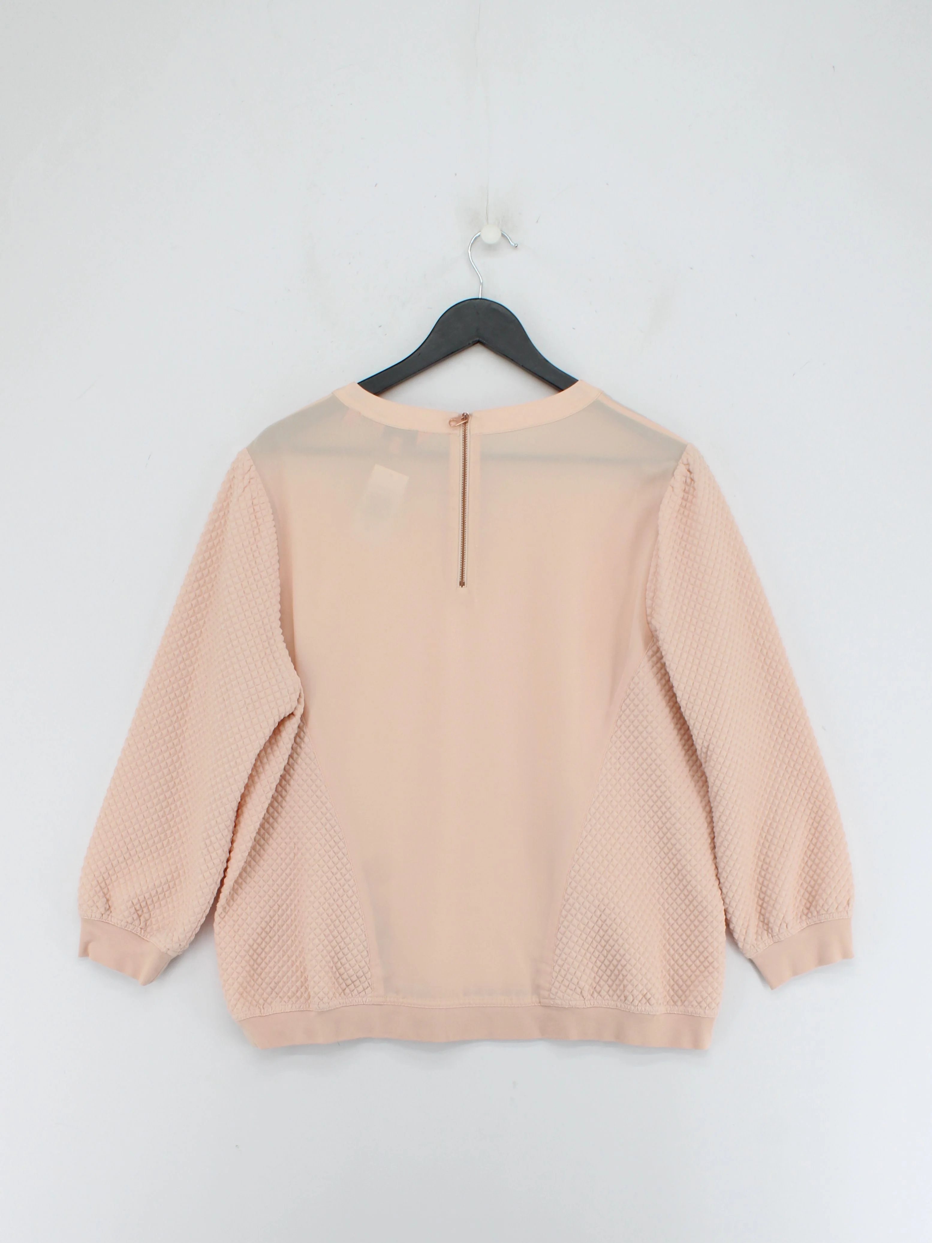 Ted Baker Women's Top UK 16 Pink Polyester with Viscose, Elastane Basic - Image 2