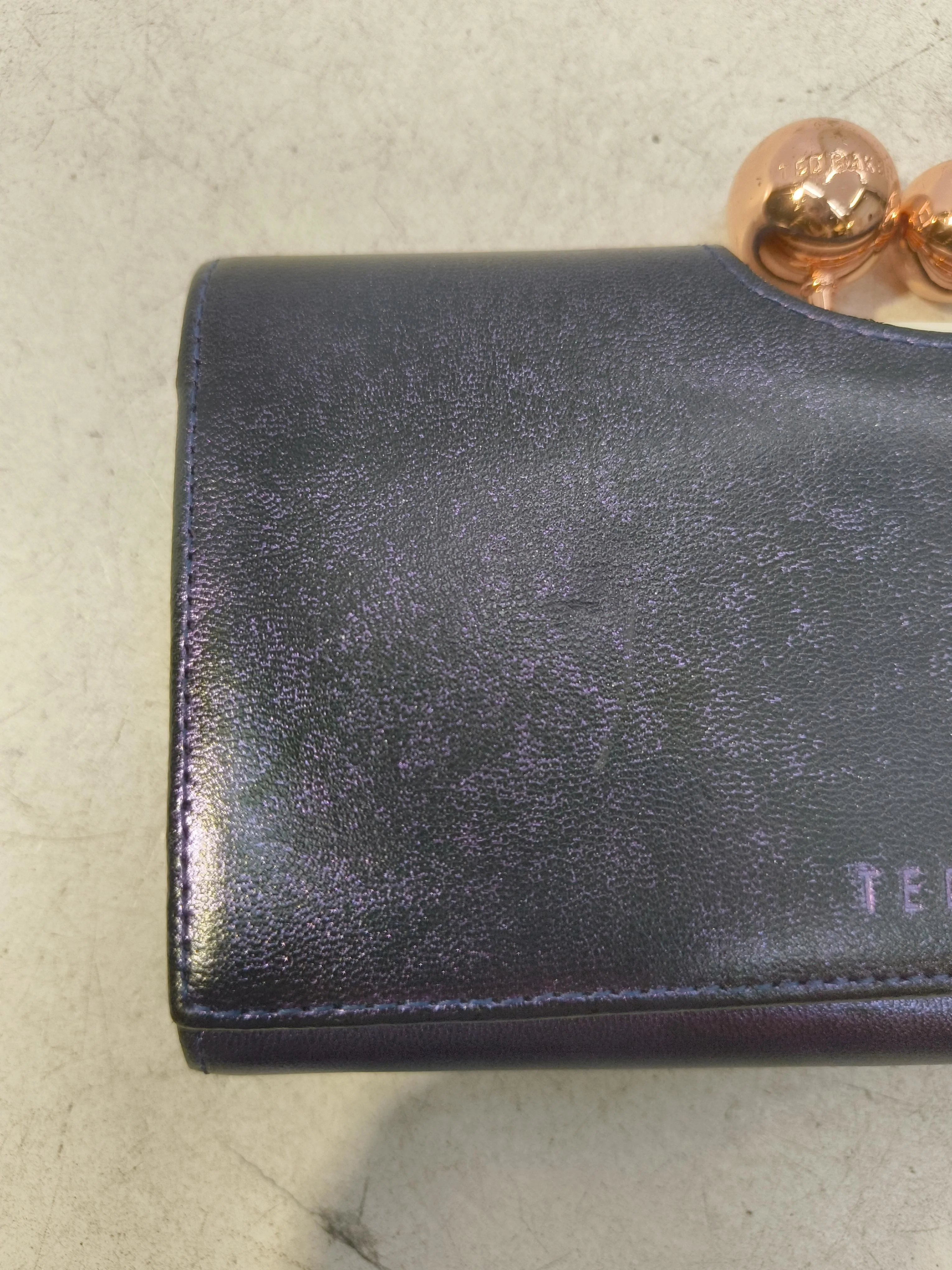 Ted Baker Women's Wallet Purple 100% Other - Image 3