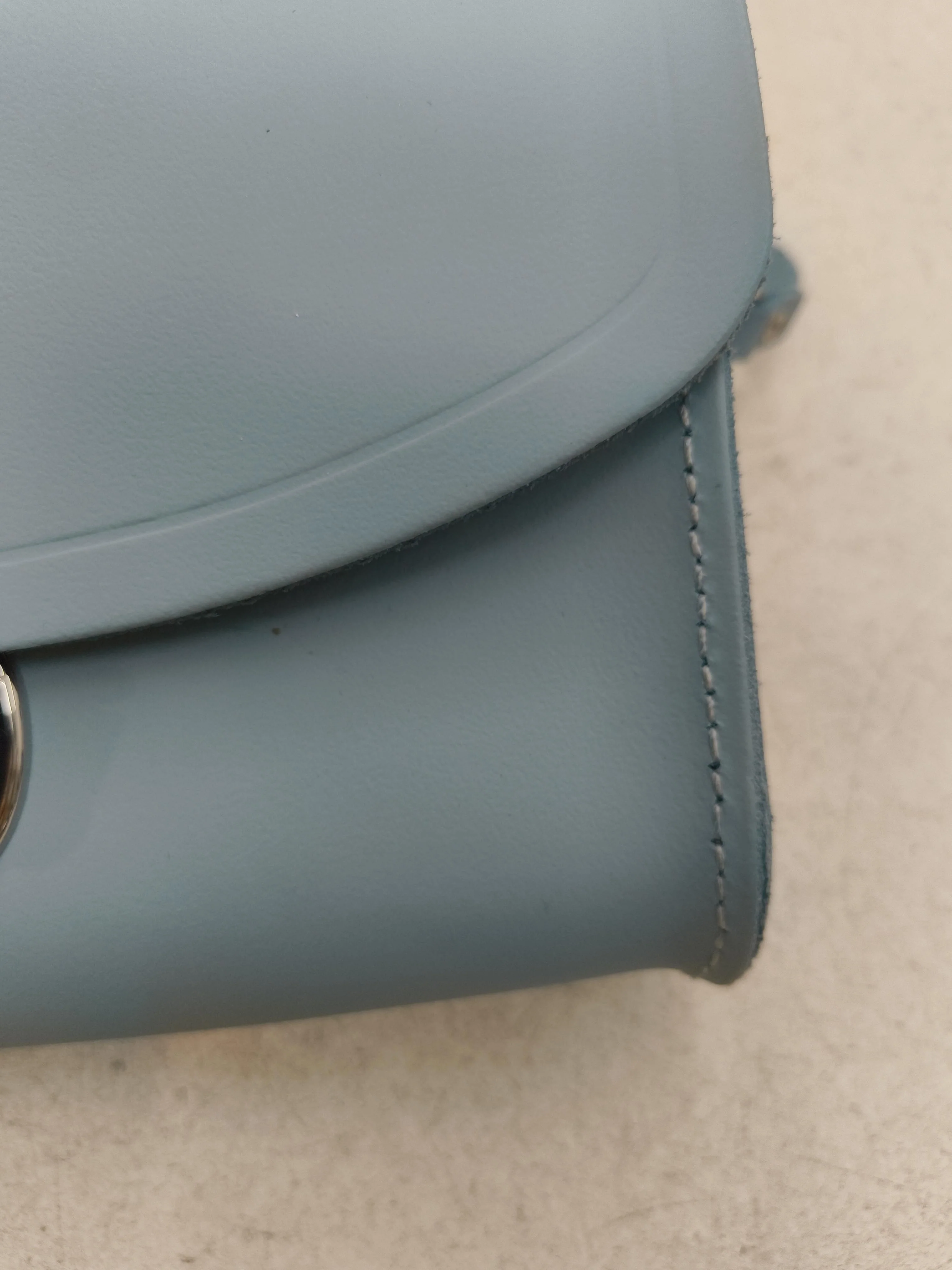 The Cambridge Satchel Company Women's Bag Blue 100% Leather Crossbody - Image 3
