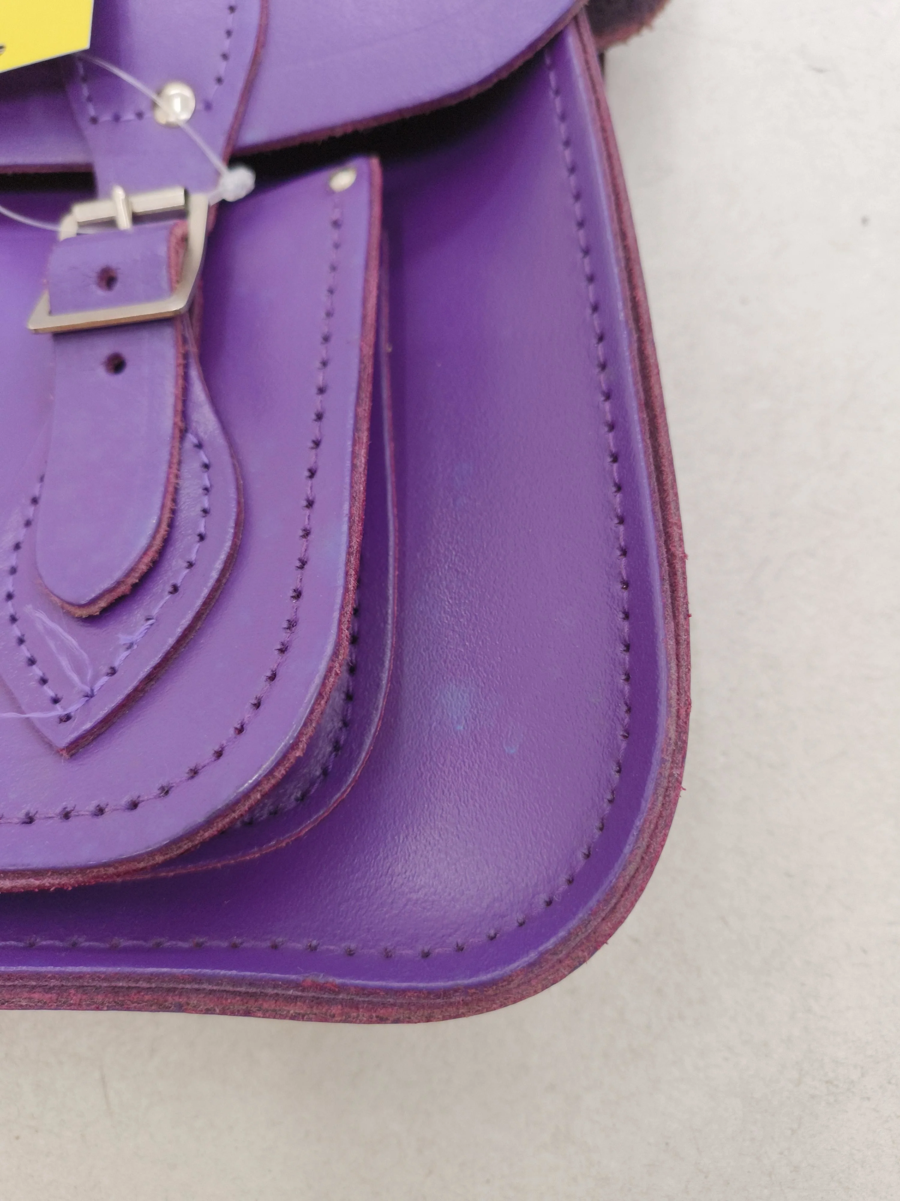 The Cambridge Satchel Company Women's Bag Purple 100% Leather Shoulder Bag - Image 3