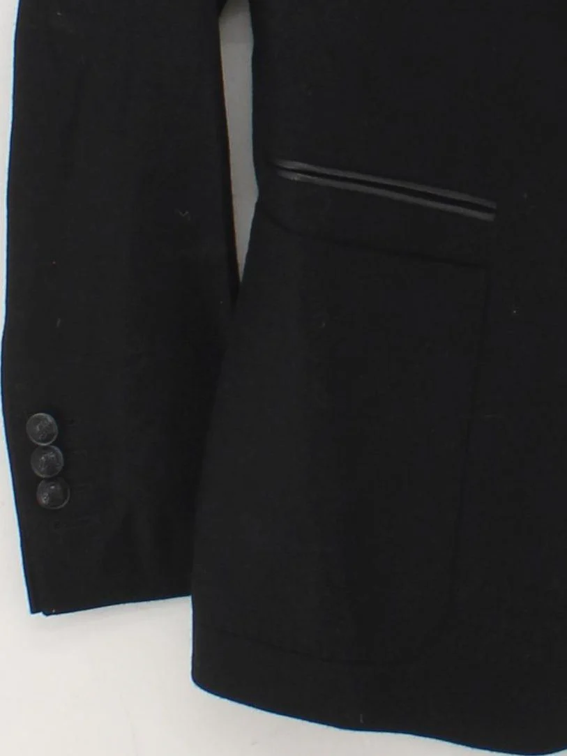 The Kooples Men's Blazer Chest: 34 in Black 100% Cashmere Overcoat - Image 4