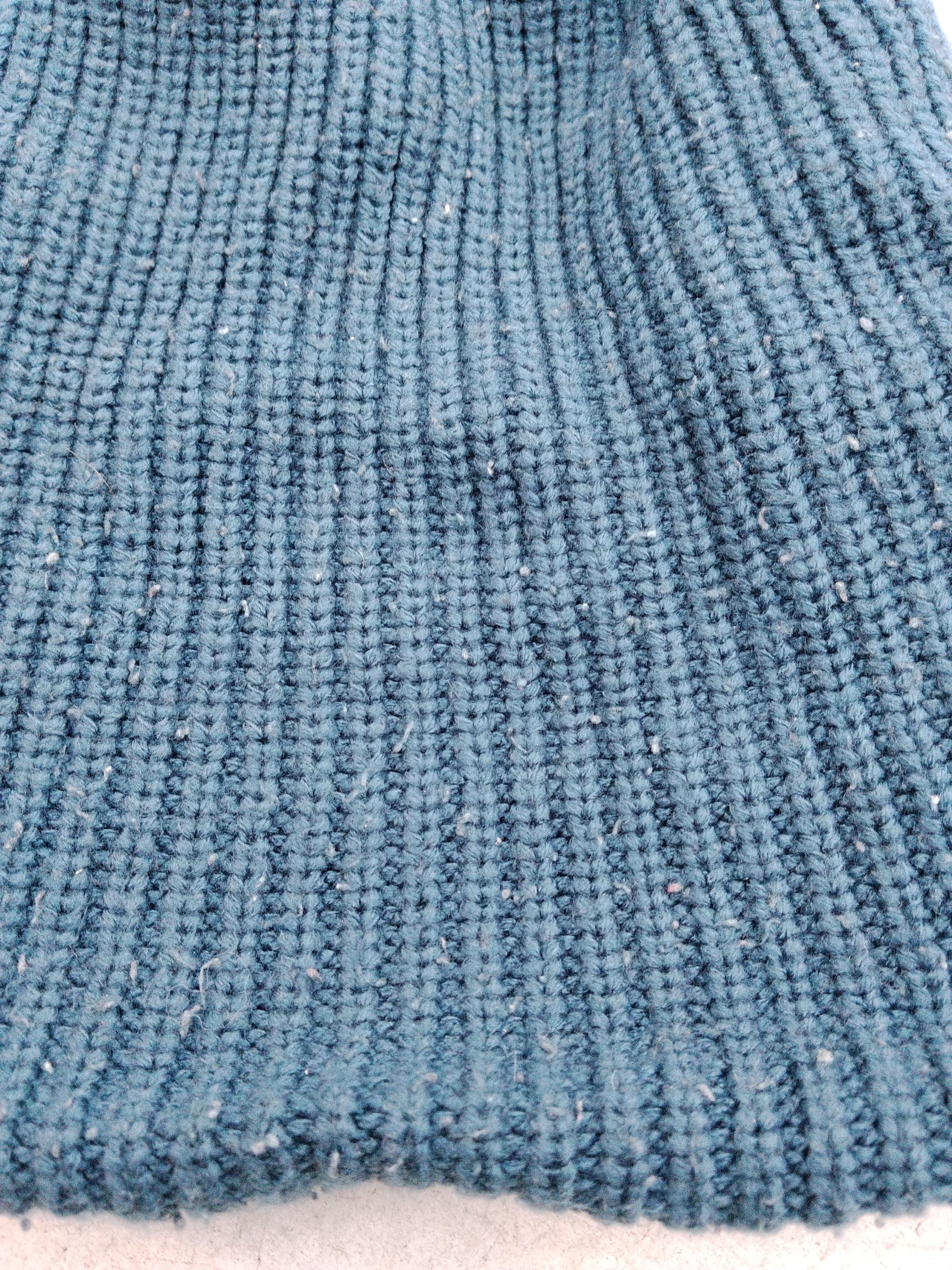 The North Face Men's Hat M Blue Acrylic with Cotton, Elastane Beanie - Image 5