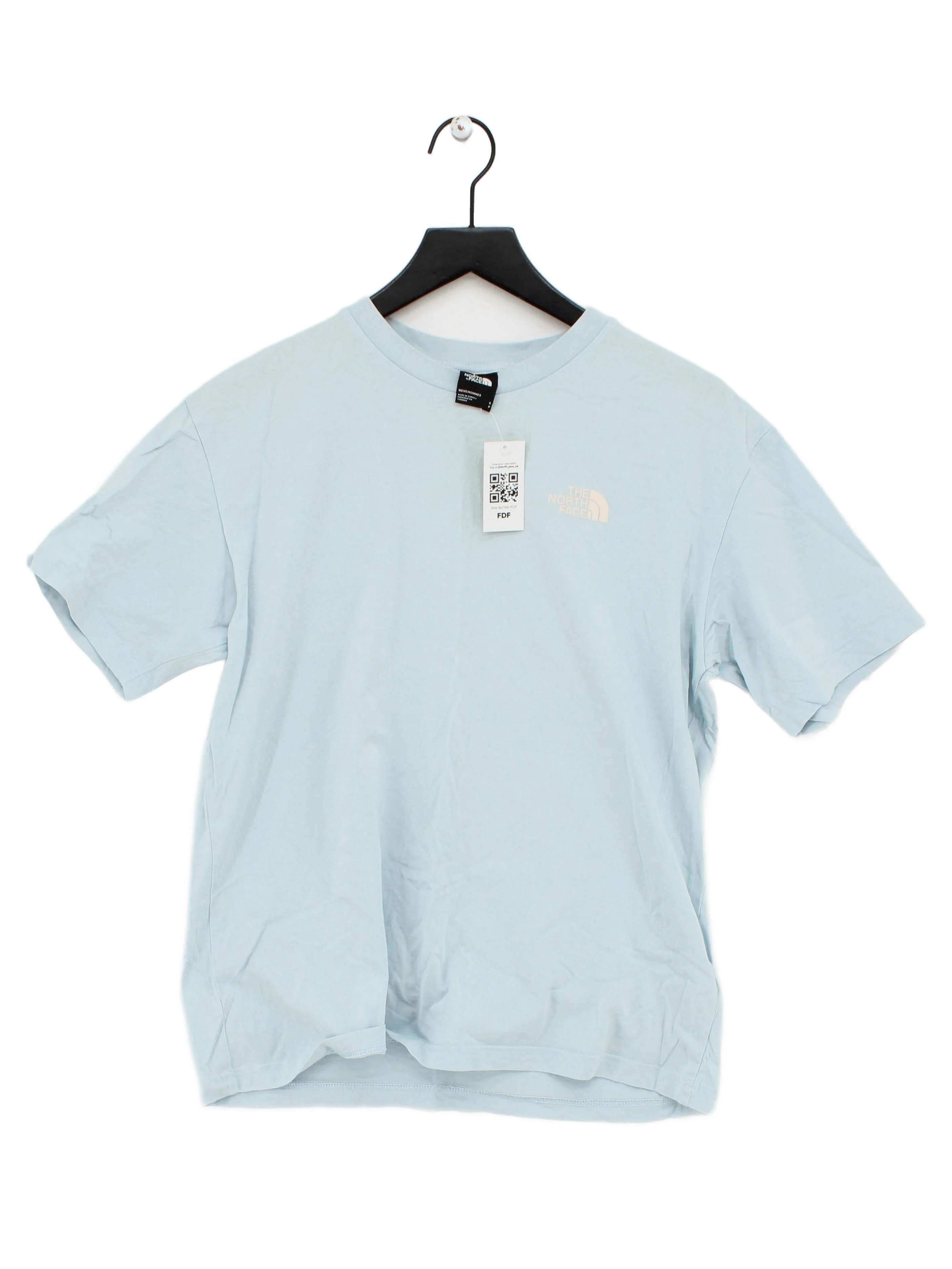 The North Face Men's T-Shirt S Blue Graphic 100% Cotton Basic