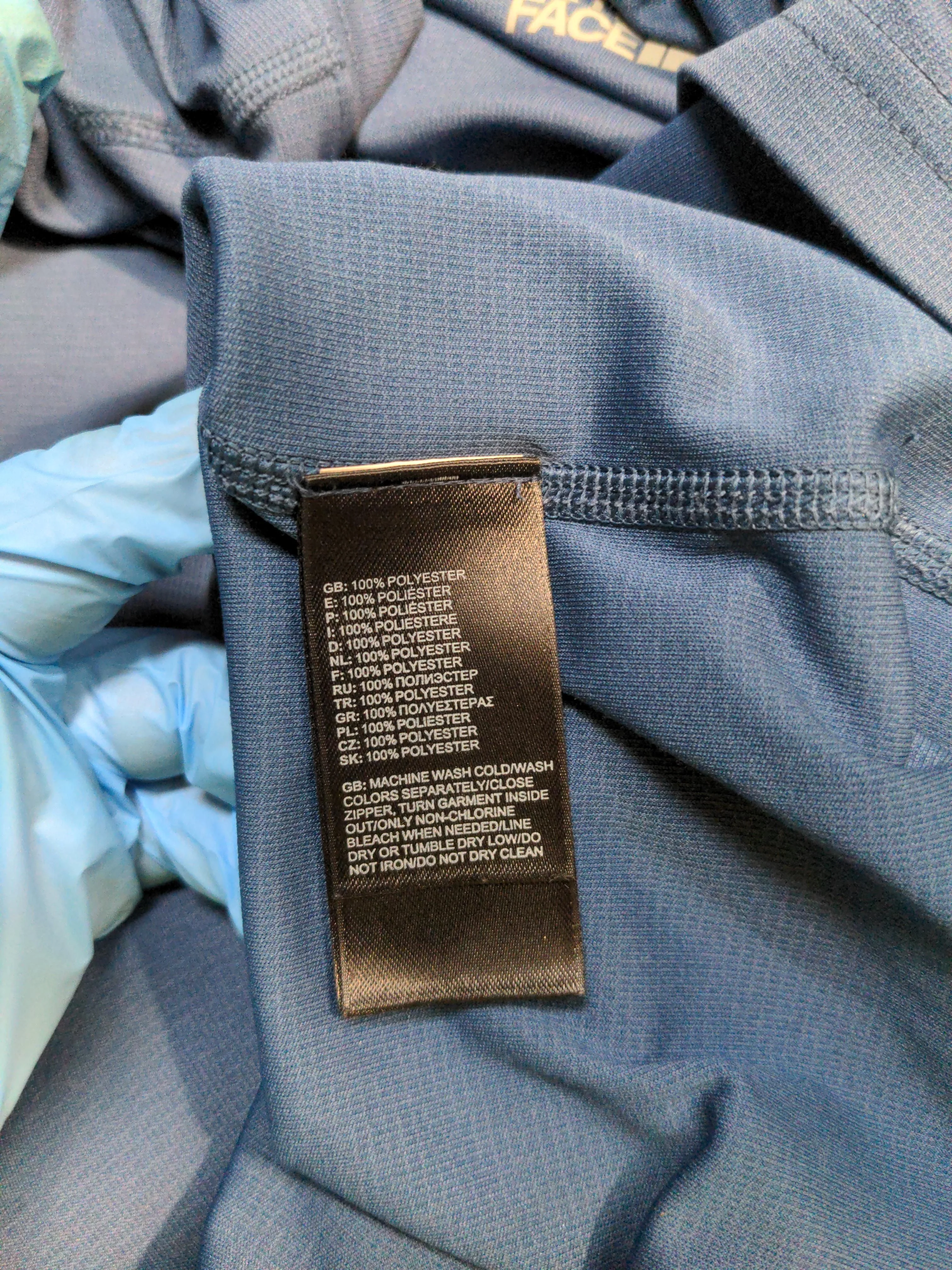 The North Face Men's T-Shirt XL Blue 100% Polyester Basic - Image 9