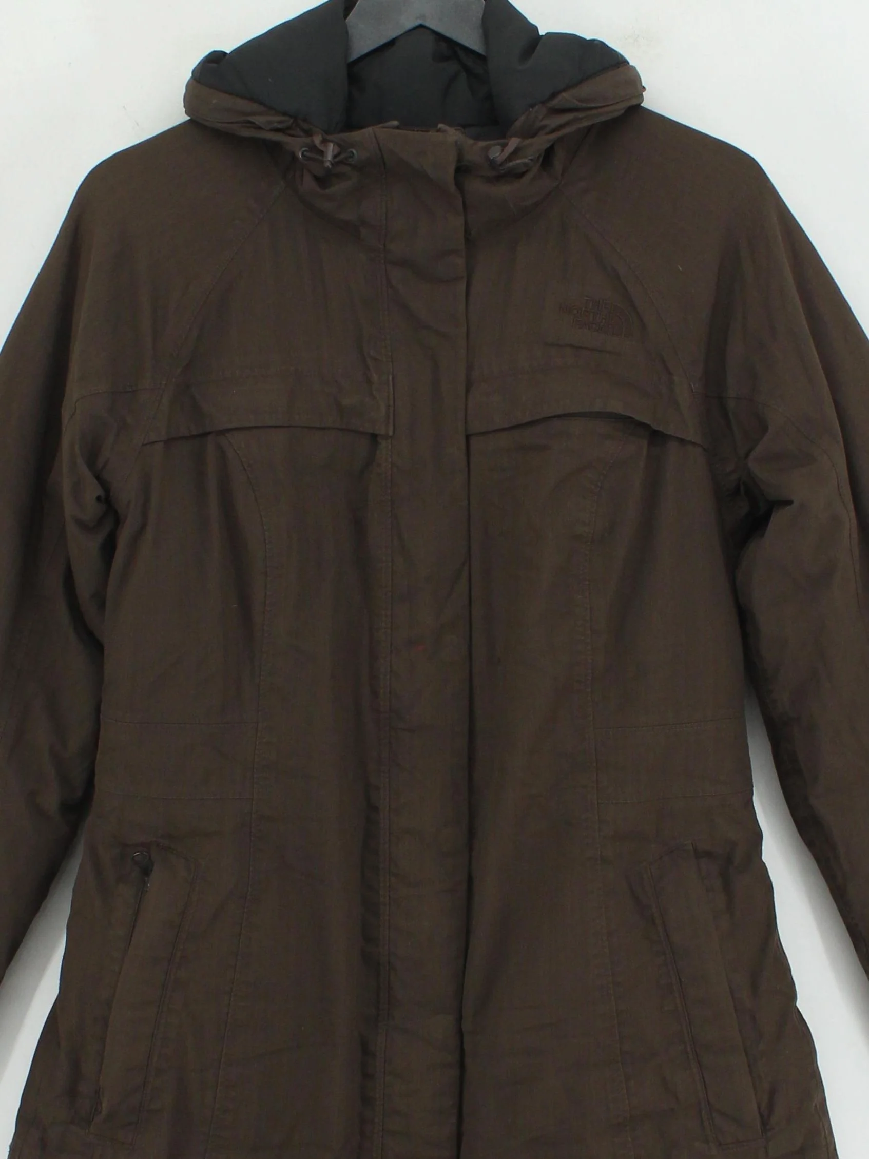 The North Face Women's Coat M Brown Nylon with Acrylic Parka - Image 3