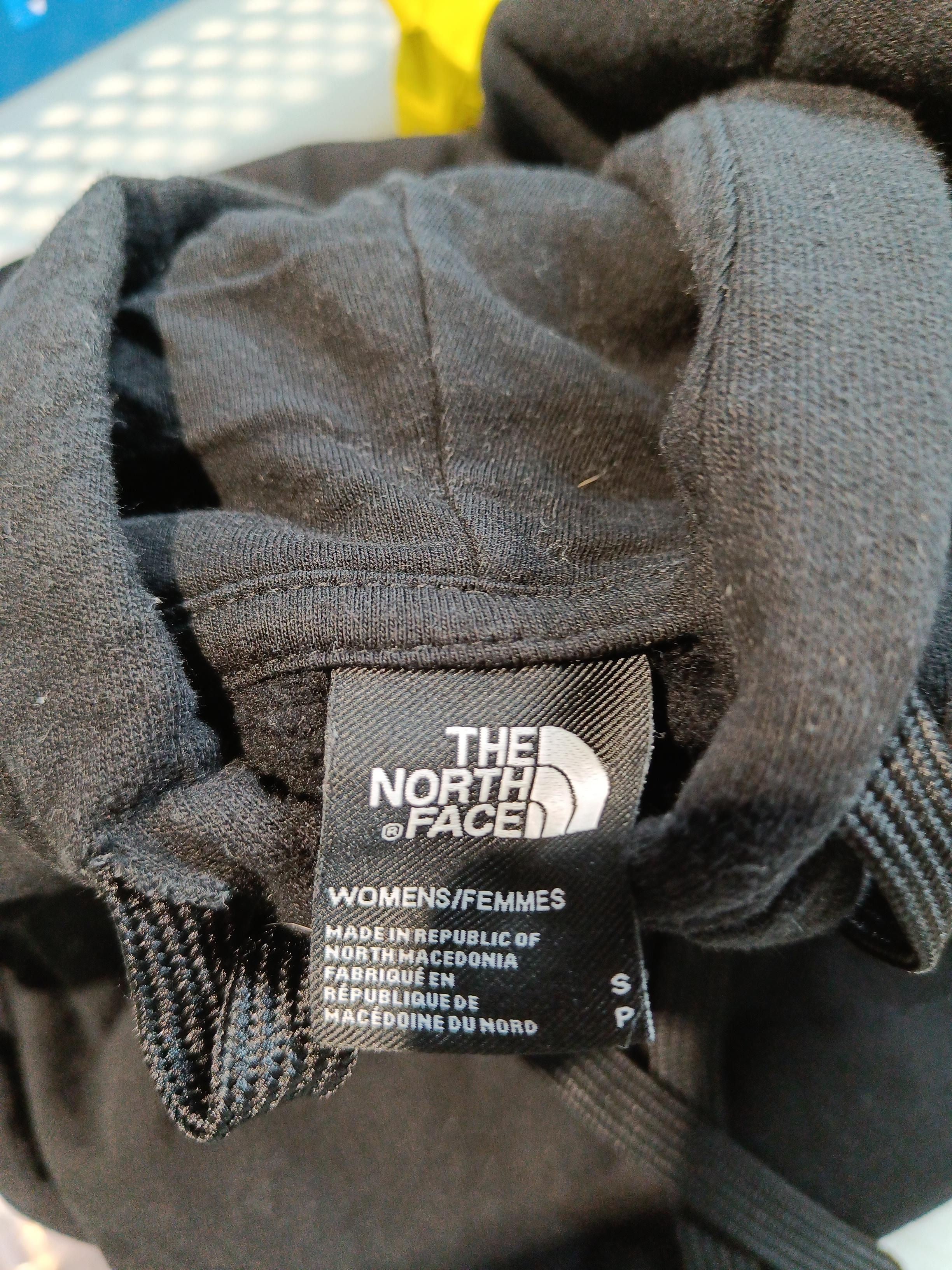 The North Face Women's Hoodie S Black Graphic 100% Cotton Pullover - Image 5