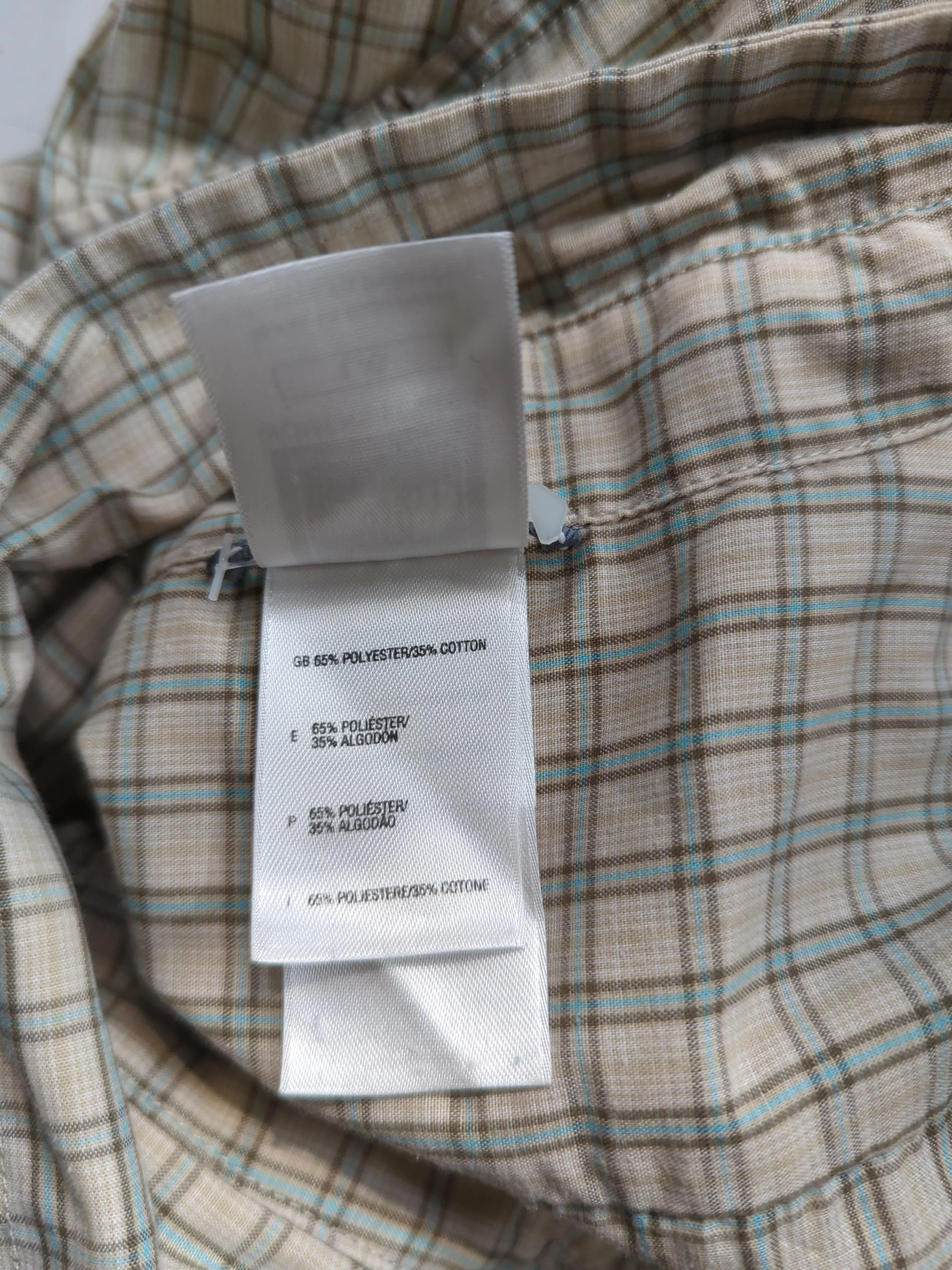 The North Face Women's Shirt L Cream Polyester with Cotton Basic - Image 6