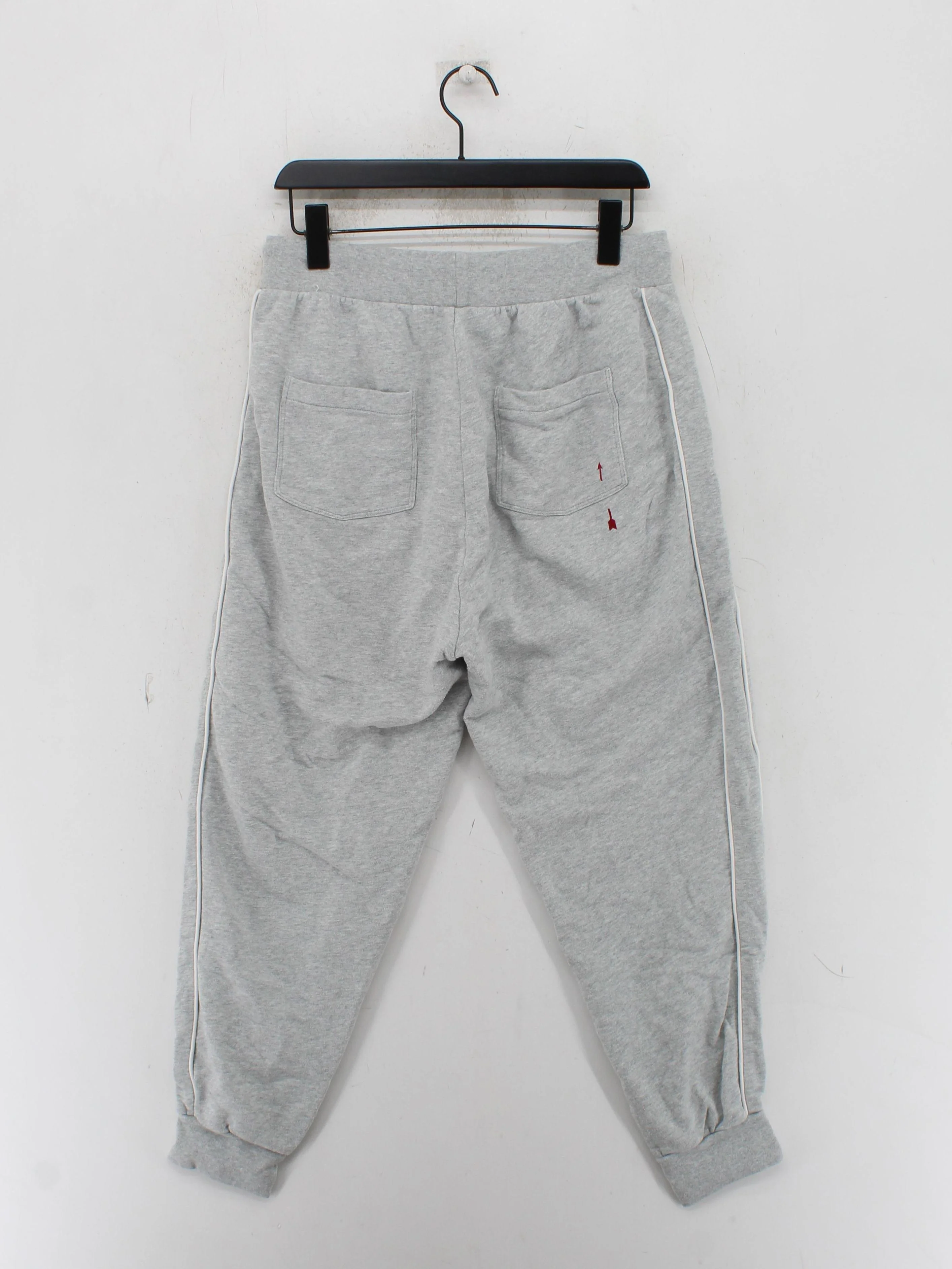 The Upside Men's Sports Bottoms M Grey Cotton with Polyester Tapered Sweatpants - Image 2