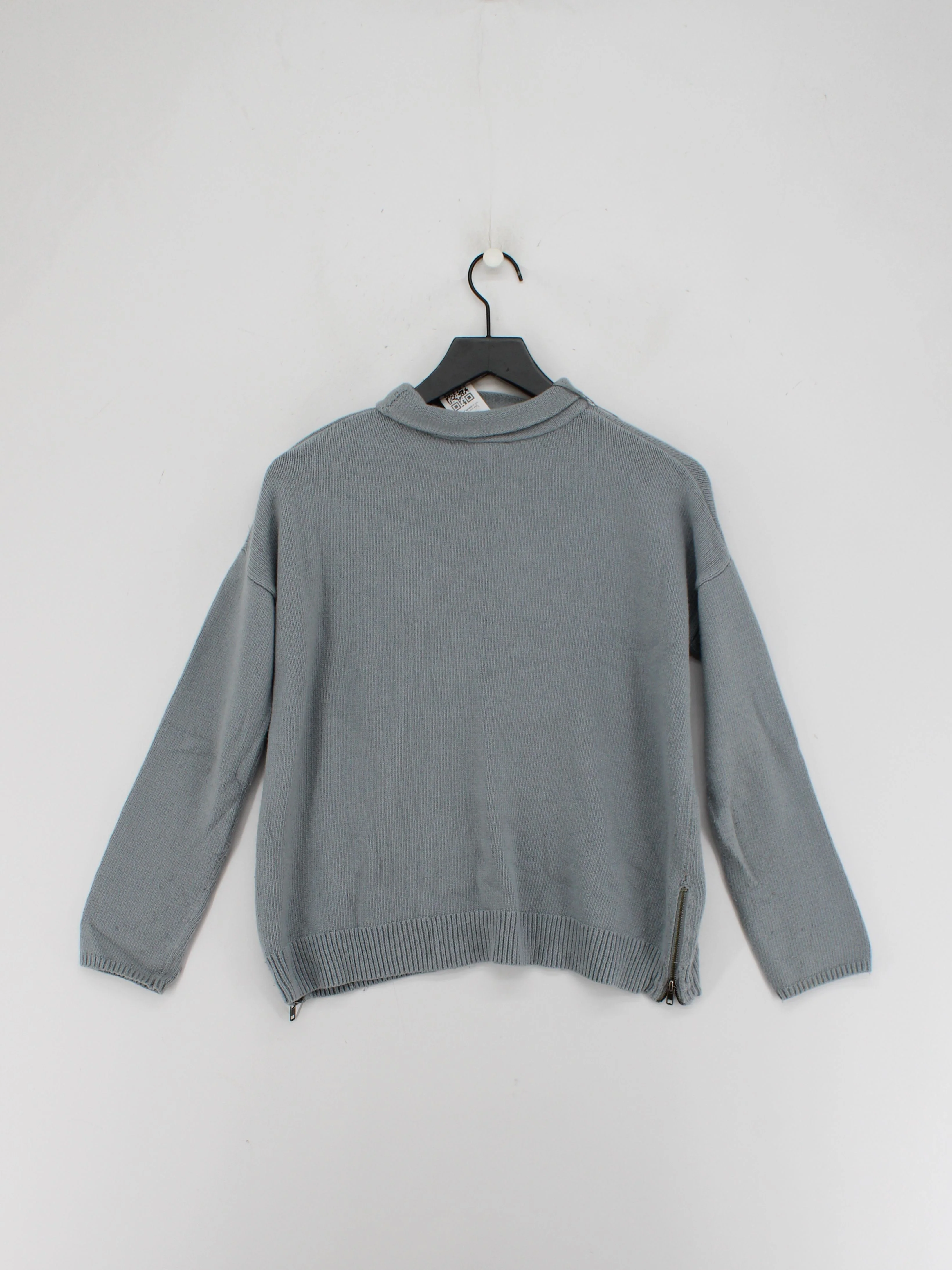 The White Company Women's Jumper UK 10 Grey Cotton - Image 2