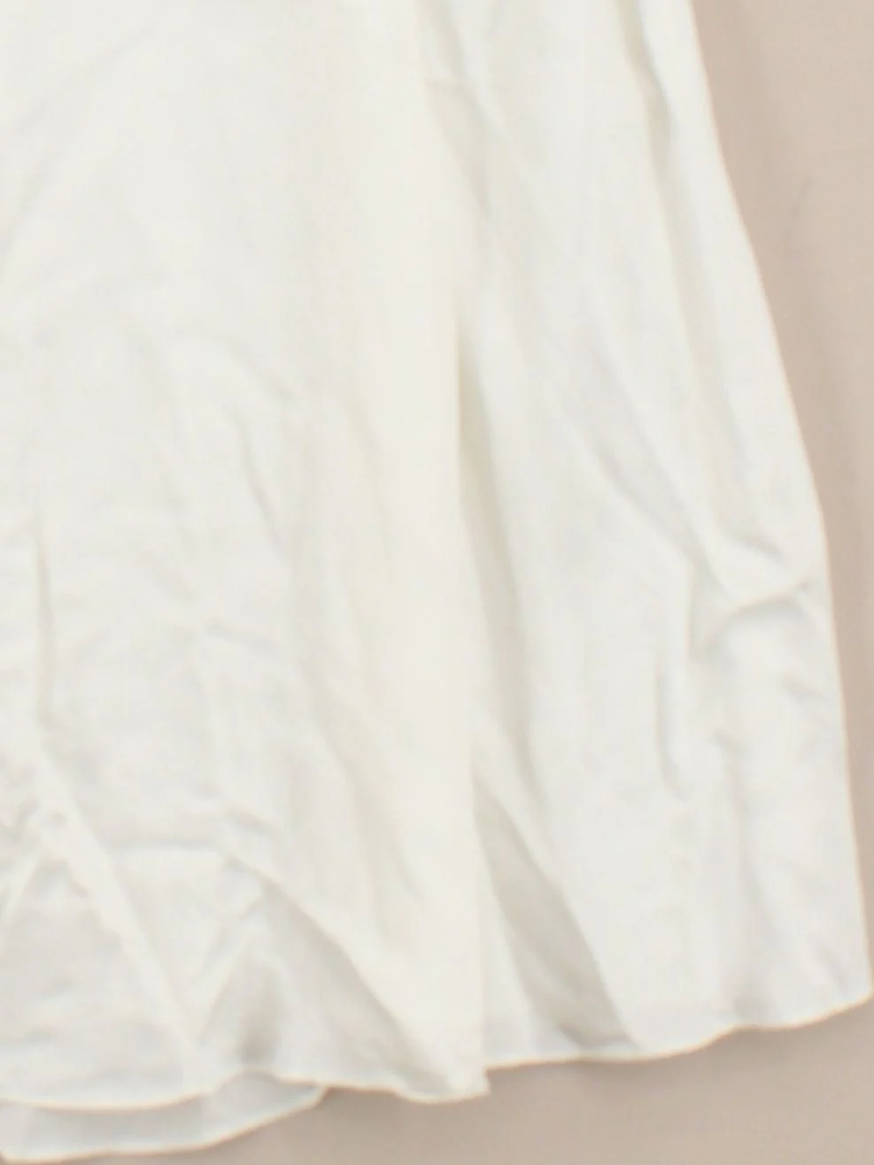The White Company Women's Midi Skirt UK 14 White 100% Viscose Midi A-Line - Image 4