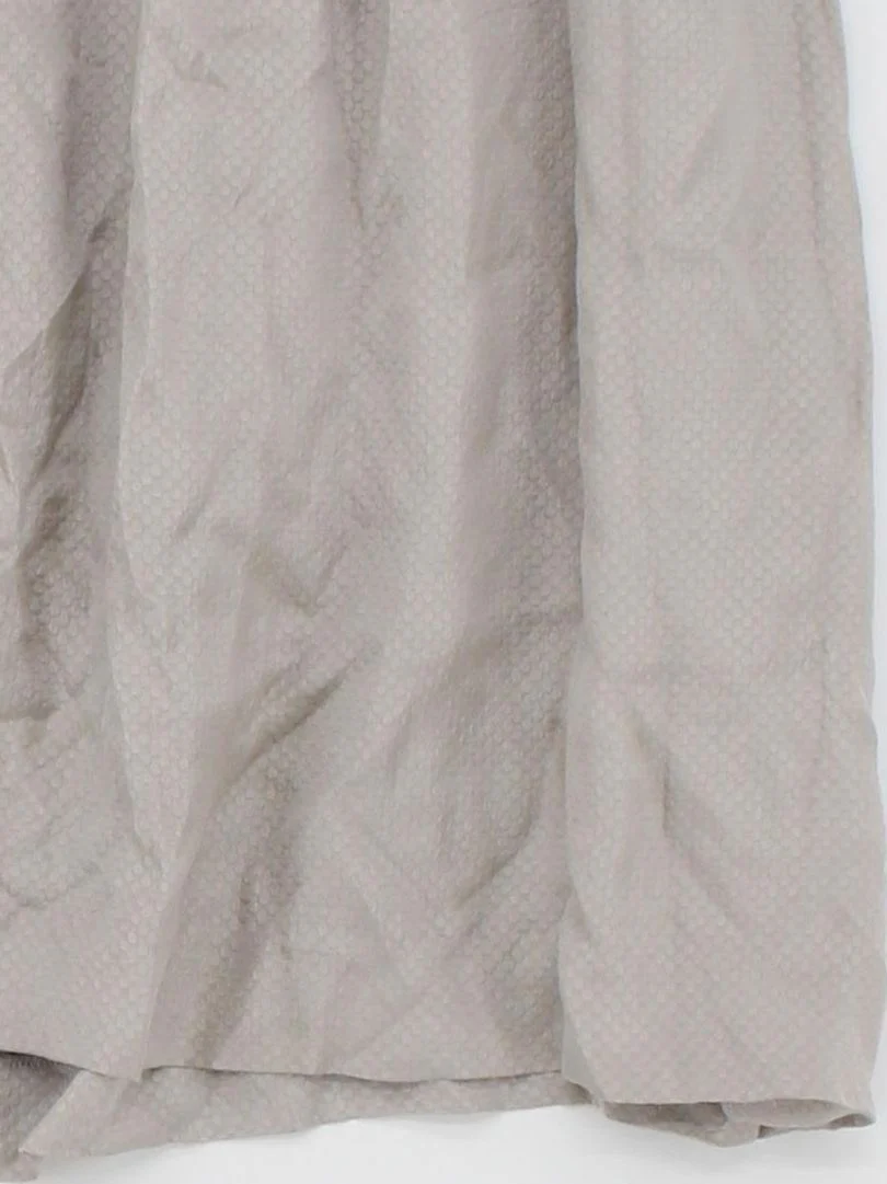 The White Company Women's Mini Skirt UK 12 Grey Geometric 100% Silk Short Mini - Image 4