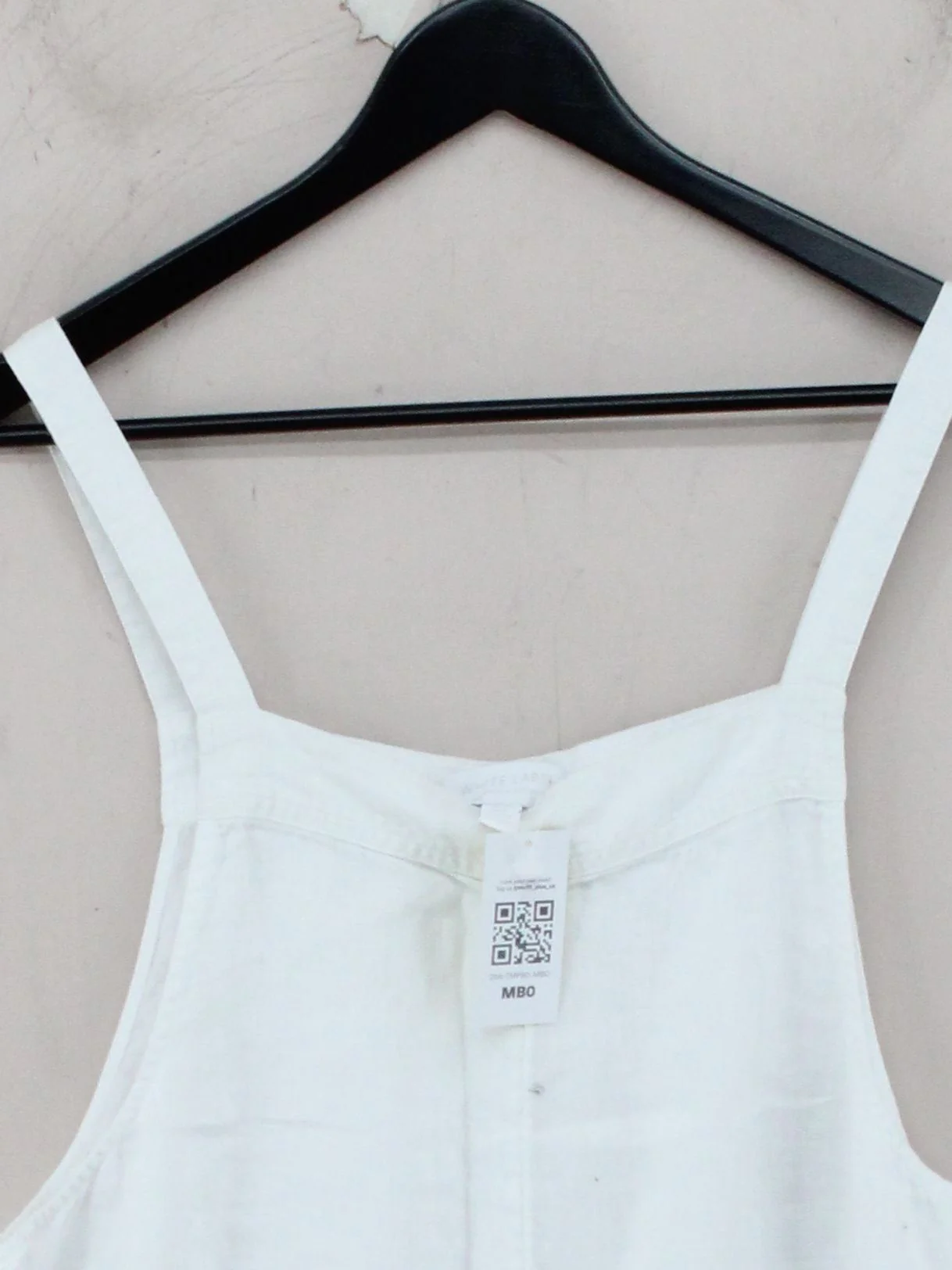 The White Company Women's Playsuit UK 10 White 100% Linen Playsuit - Image 3