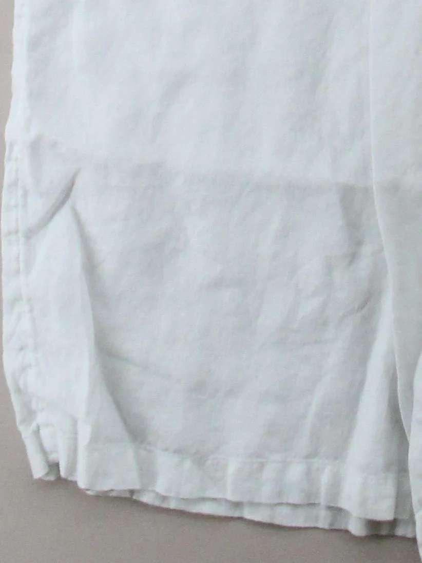 The White Company Women's Playsuit UK 10 White 100% Linen Playsuit - Image 4