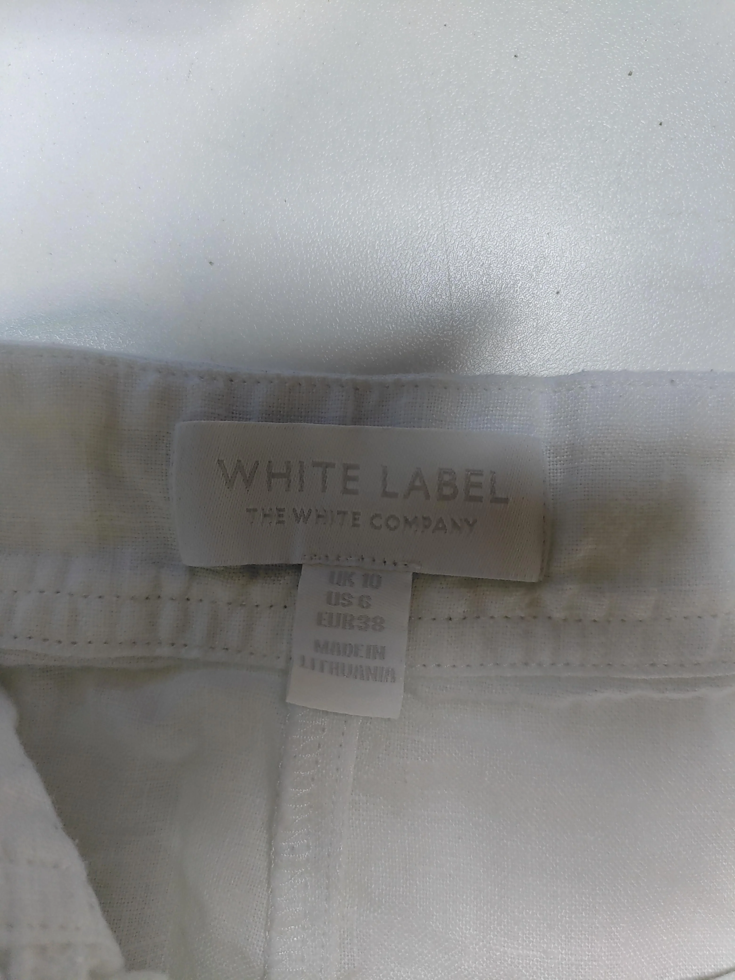 The White Company Women's Playsuit UK 10 White 100% Linen Playsuit - Image 5