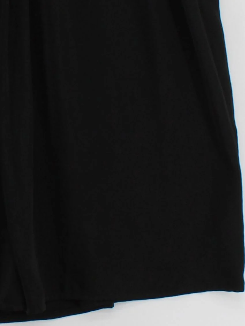 The White Company Women's Top UK 16 Black 100% Polyester Basic - Image 4