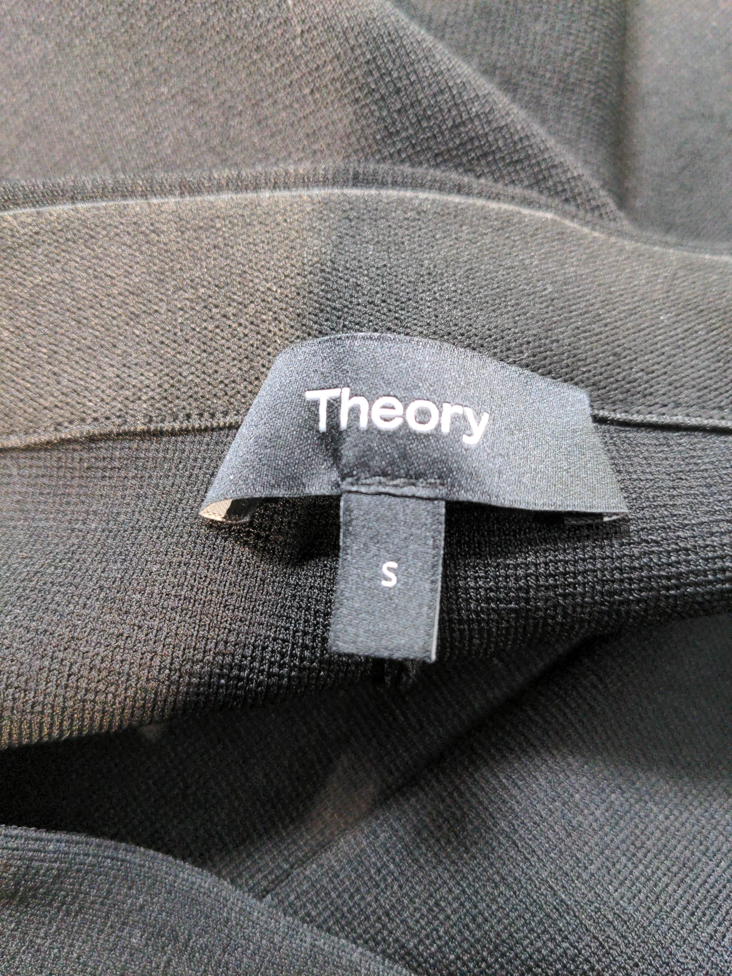 Theory Women's Trousers S Black 100% Other Flared Chino - Image 5