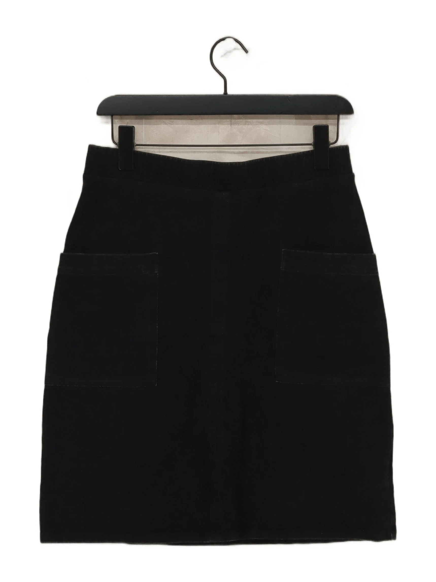 Thought Women's Mini Skirt UK 12 Black Cotton with Elastane Short Mini