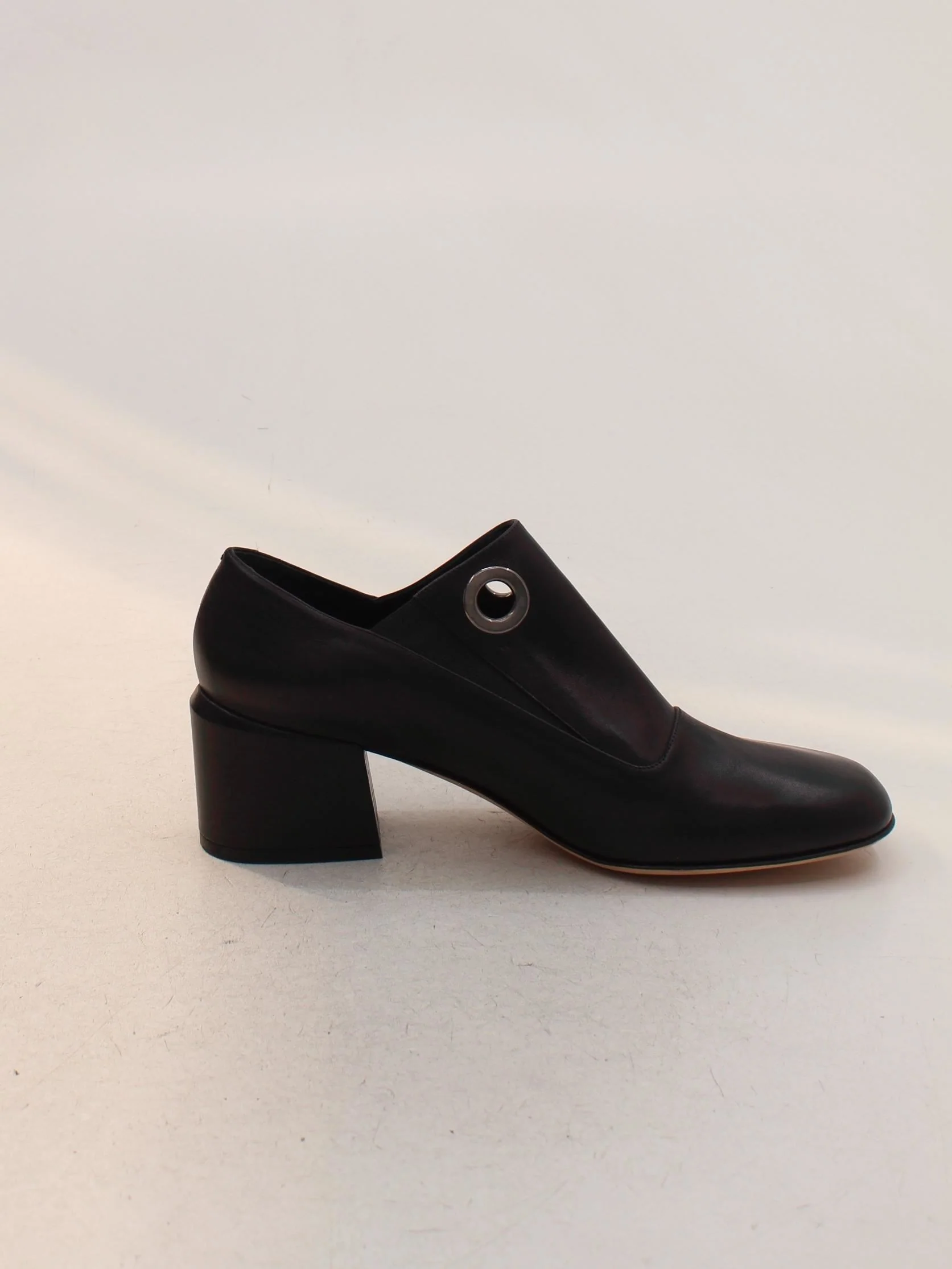 Tibi Women's Heels UK 6.5 Black 100% Leather Court - Image 5
