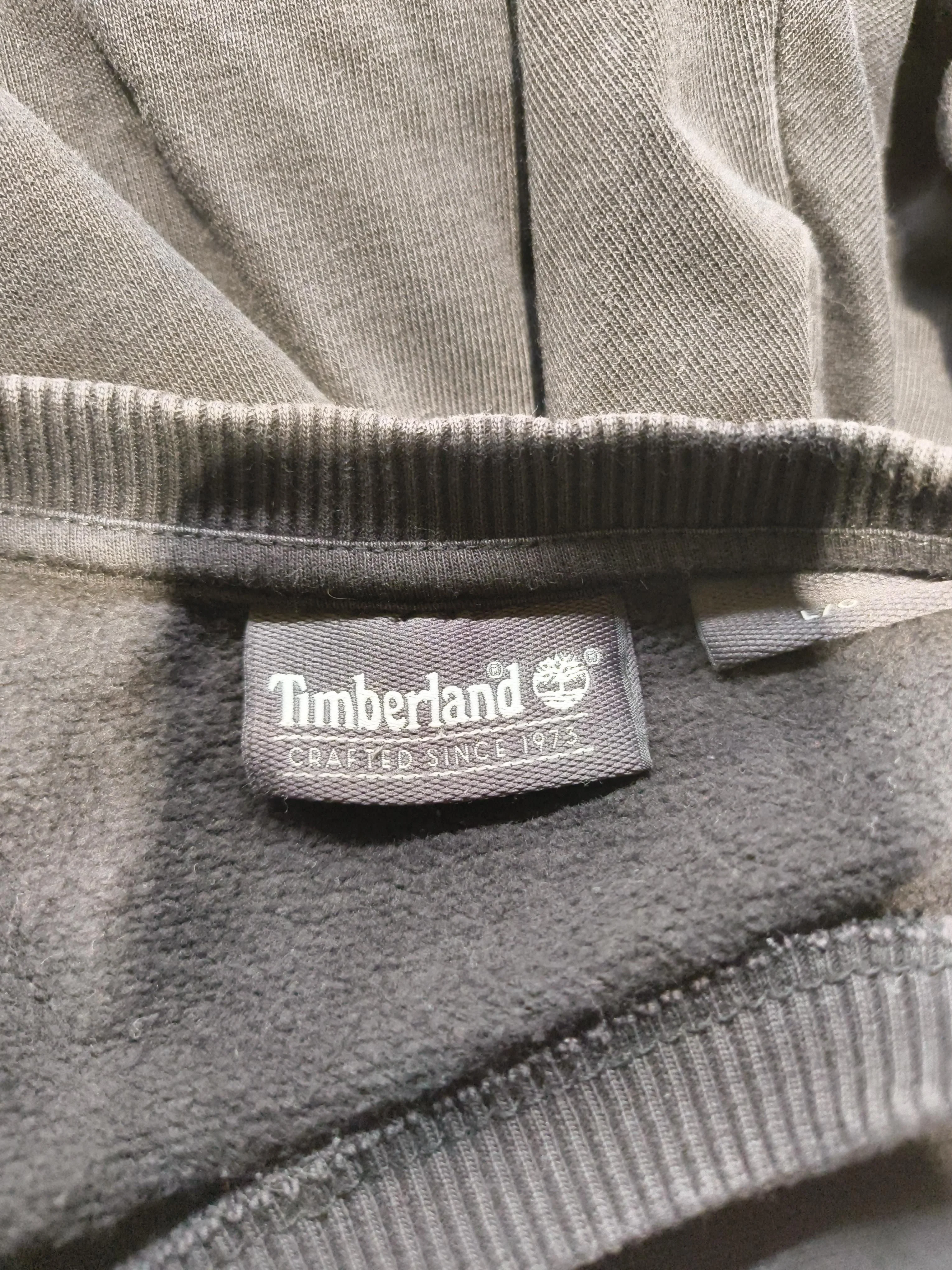 Timberland Men's Hoodie L Black Graphic 100% Cotton Pullover - Image 6