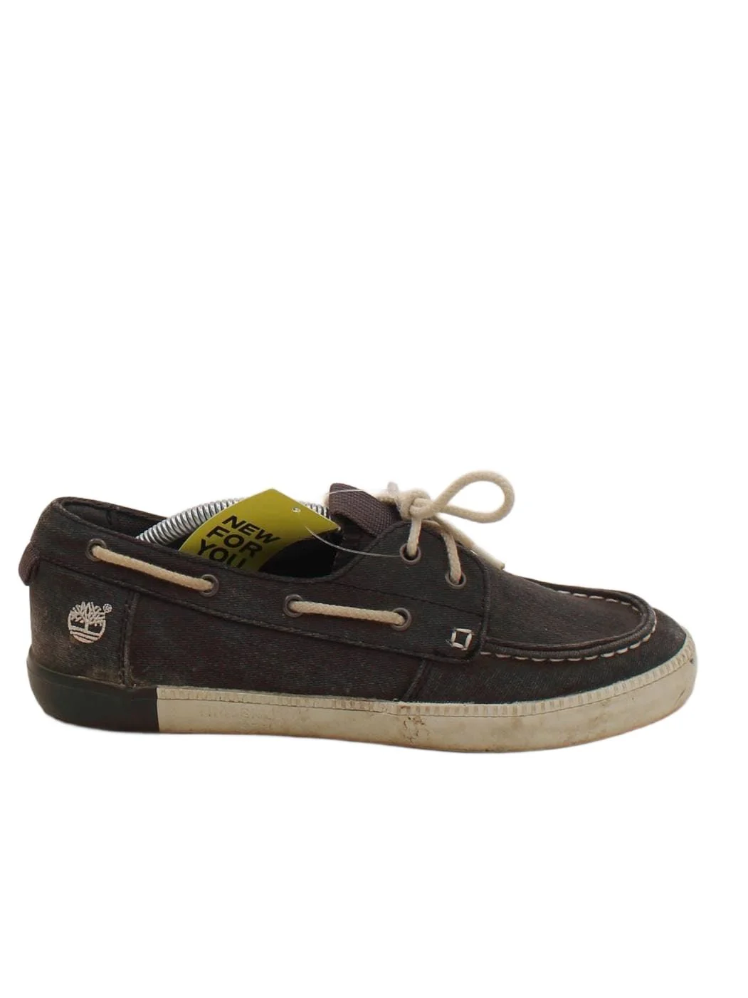 Timberland Men's Shoes UK 5 Grey 100% Cotton Boat Shoe