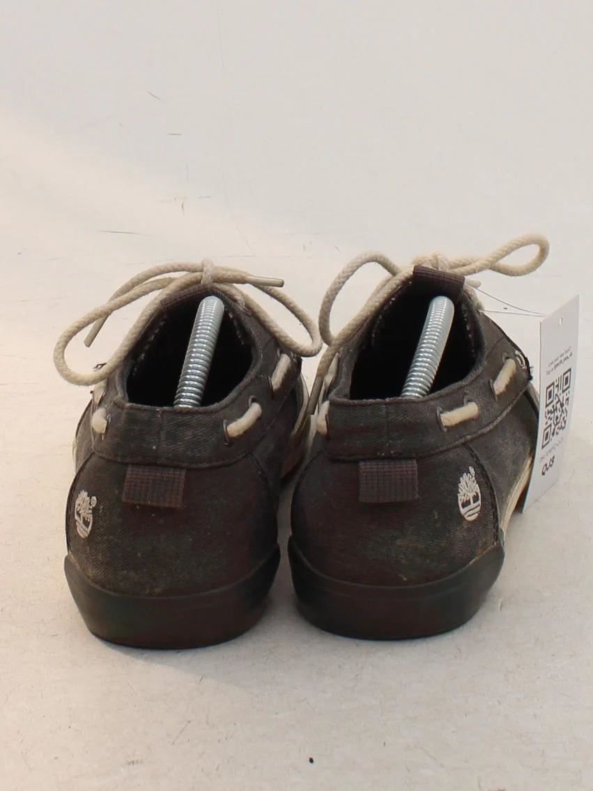 Timberland Men's Shoes UK 5 Grey 100% Cotton Boat Shoe - Image 3