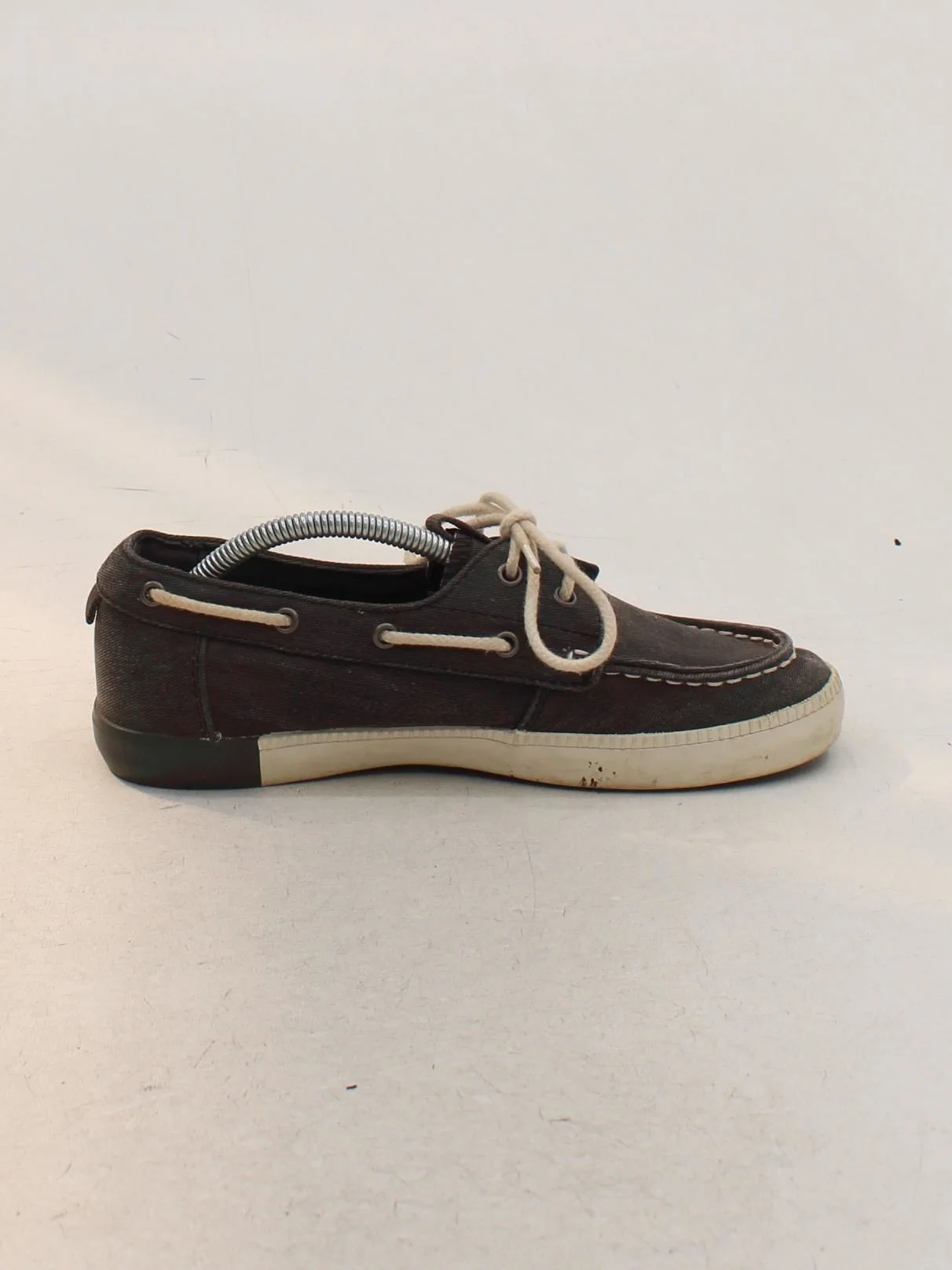 Timberland Men's Shoes UK 5 Grey 100% Cotton Boat Shoe - Image 5