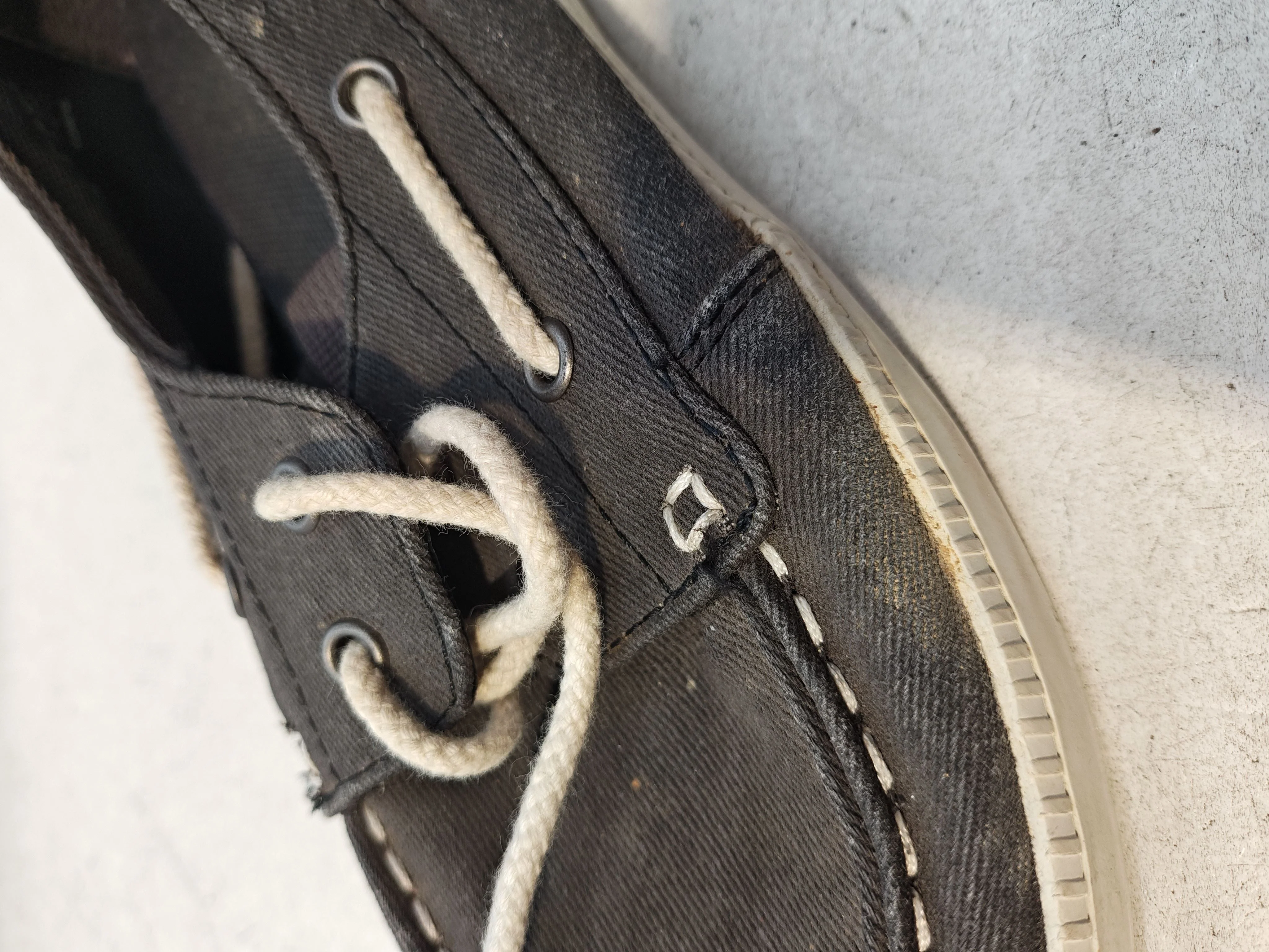 Timberland Men's Shoes UK 5 Grey 100% Cotton Boat Shoe - Image 9
