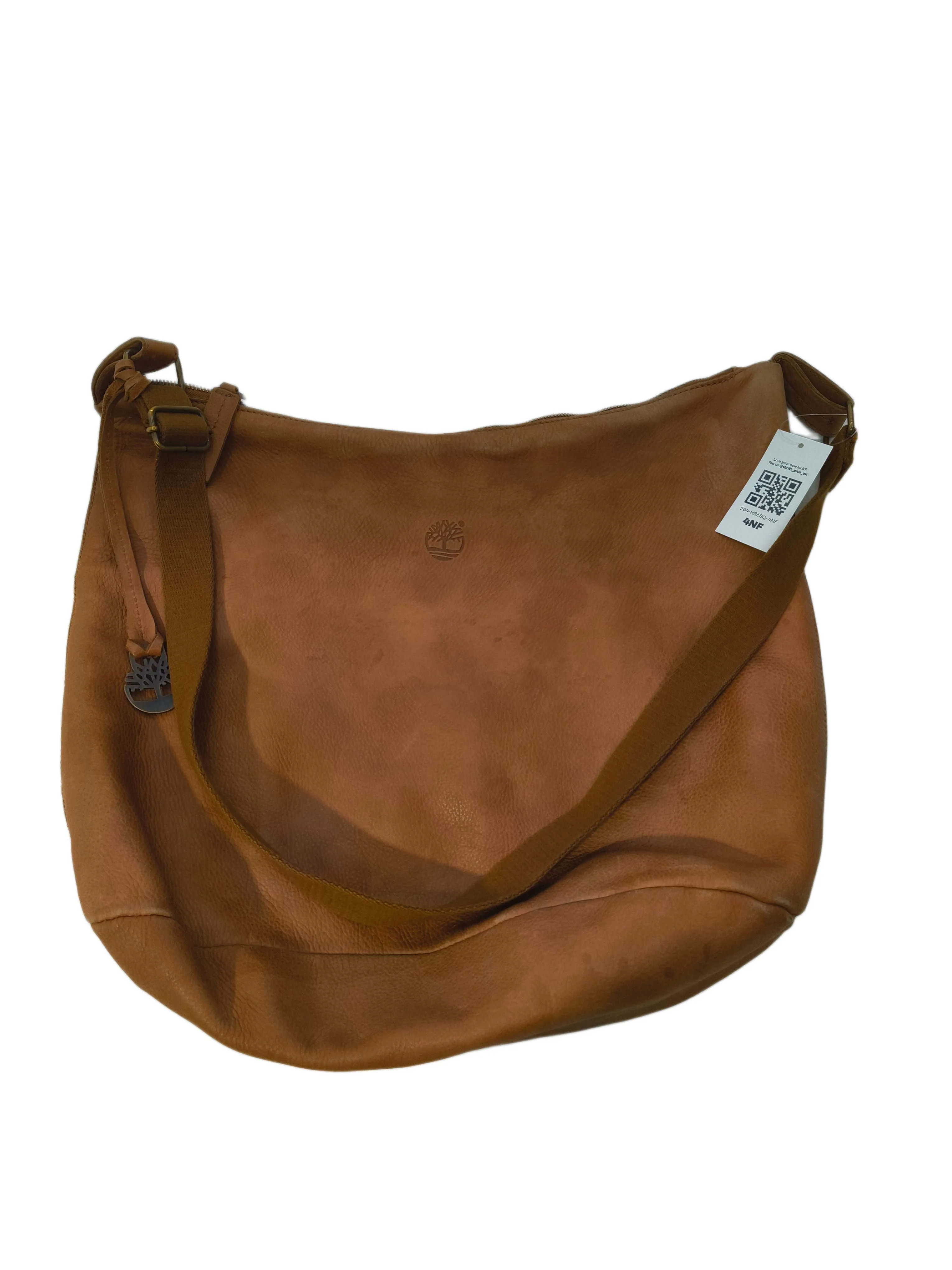 Timberland Women's Bag Tan 100% Leather Crossbody