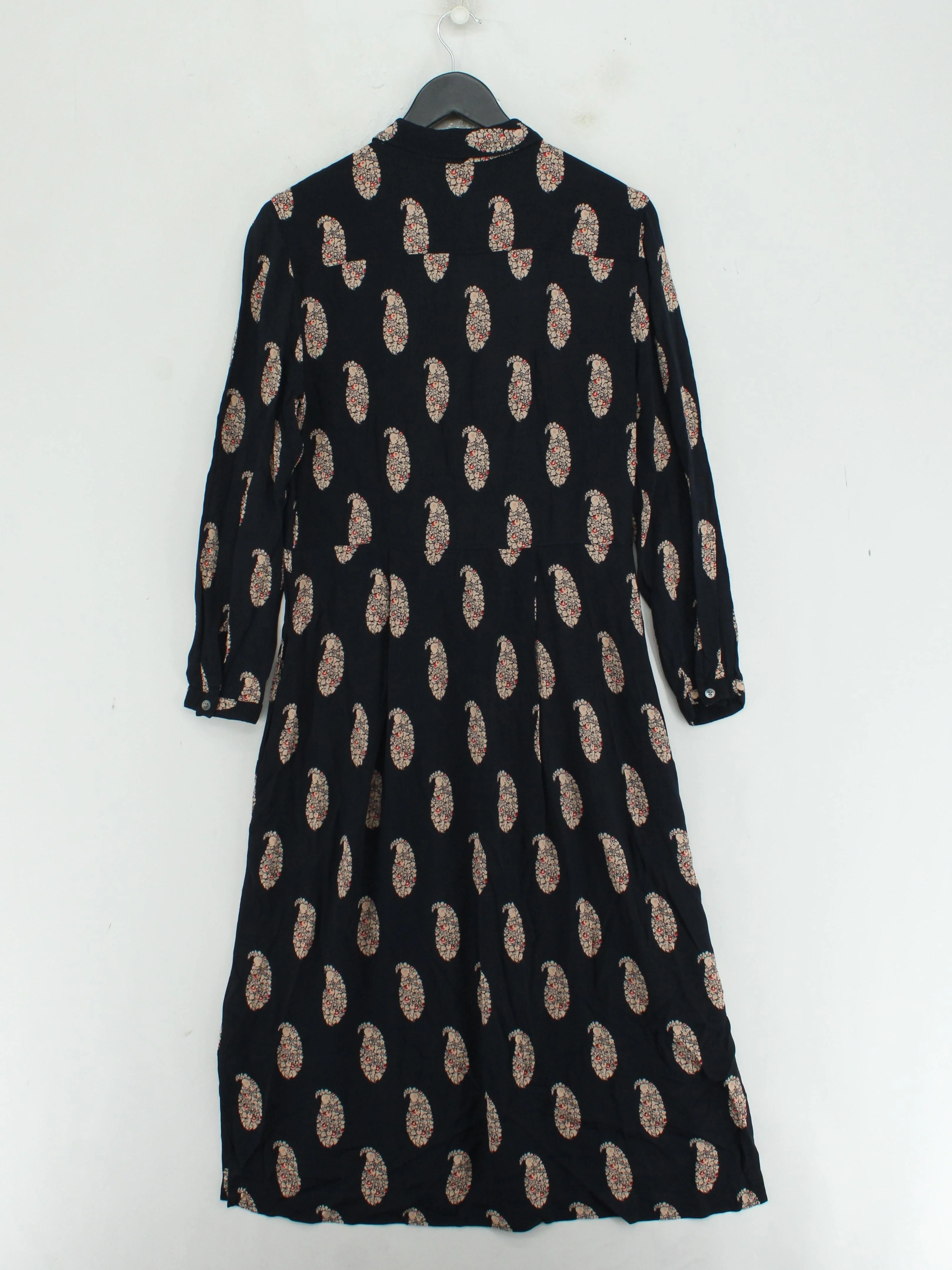 Toast Shirt Midi Dress UK10 in Black - Image 2