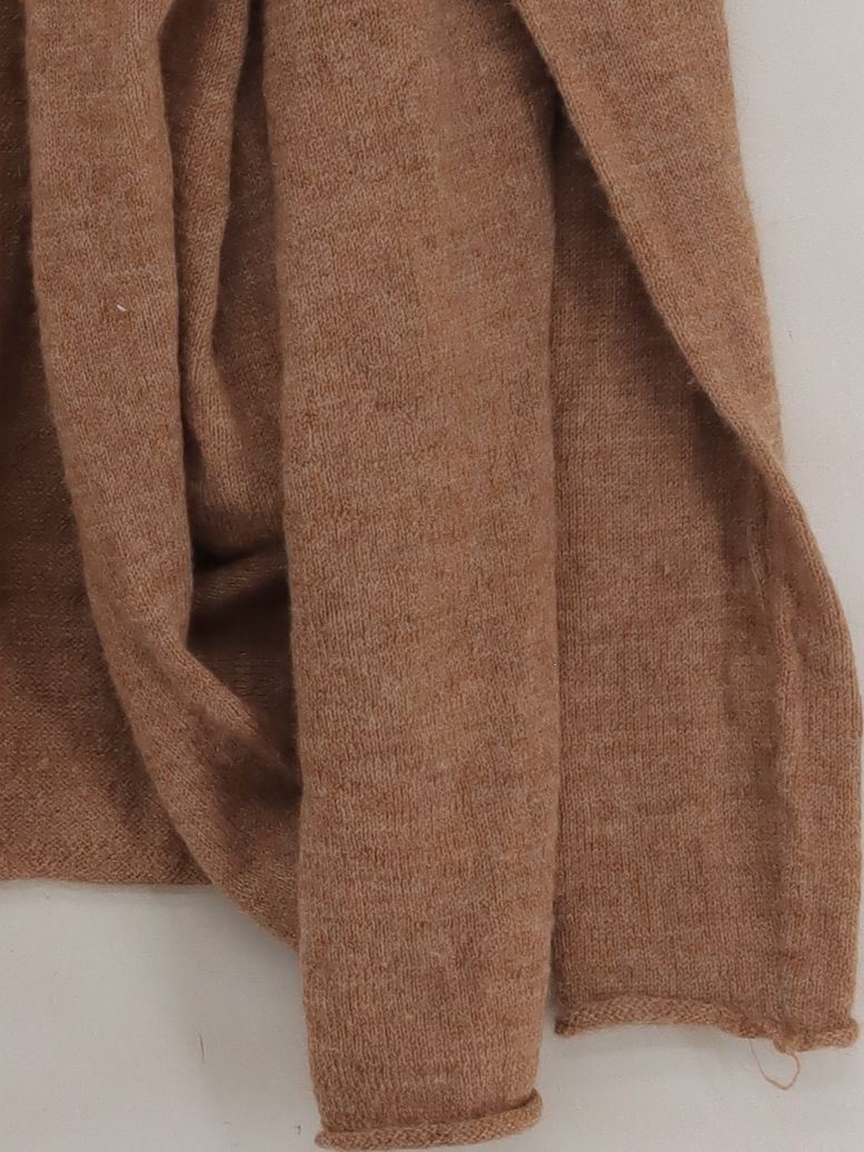 Toast Women's Cardigan UK 10 Tan Wool with Other V-Neck Cardigan - Image 4