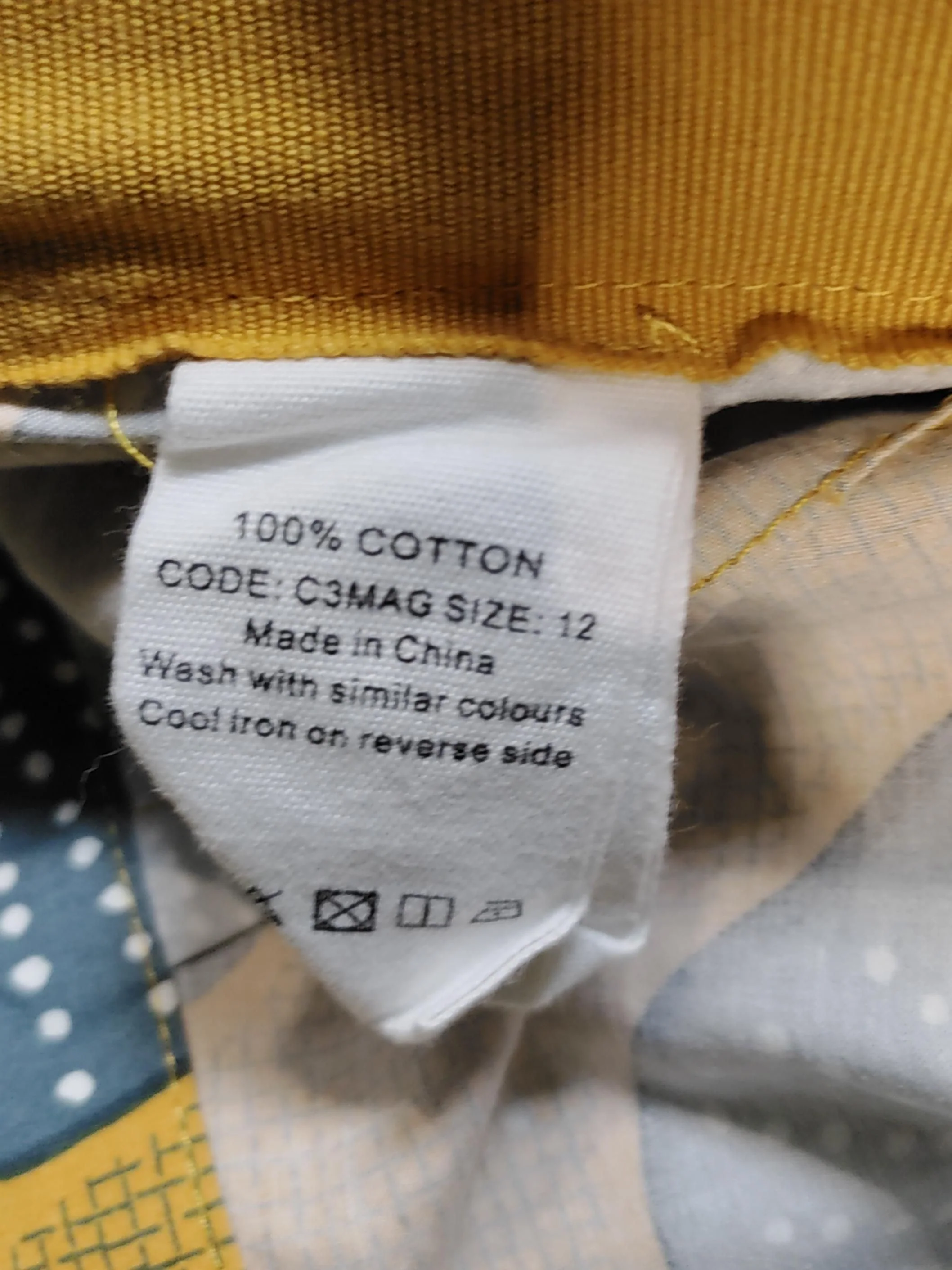 Toast Women's Midi Skirt UK 12 Yellow 100% Cotton Midi A-Line - Image 6