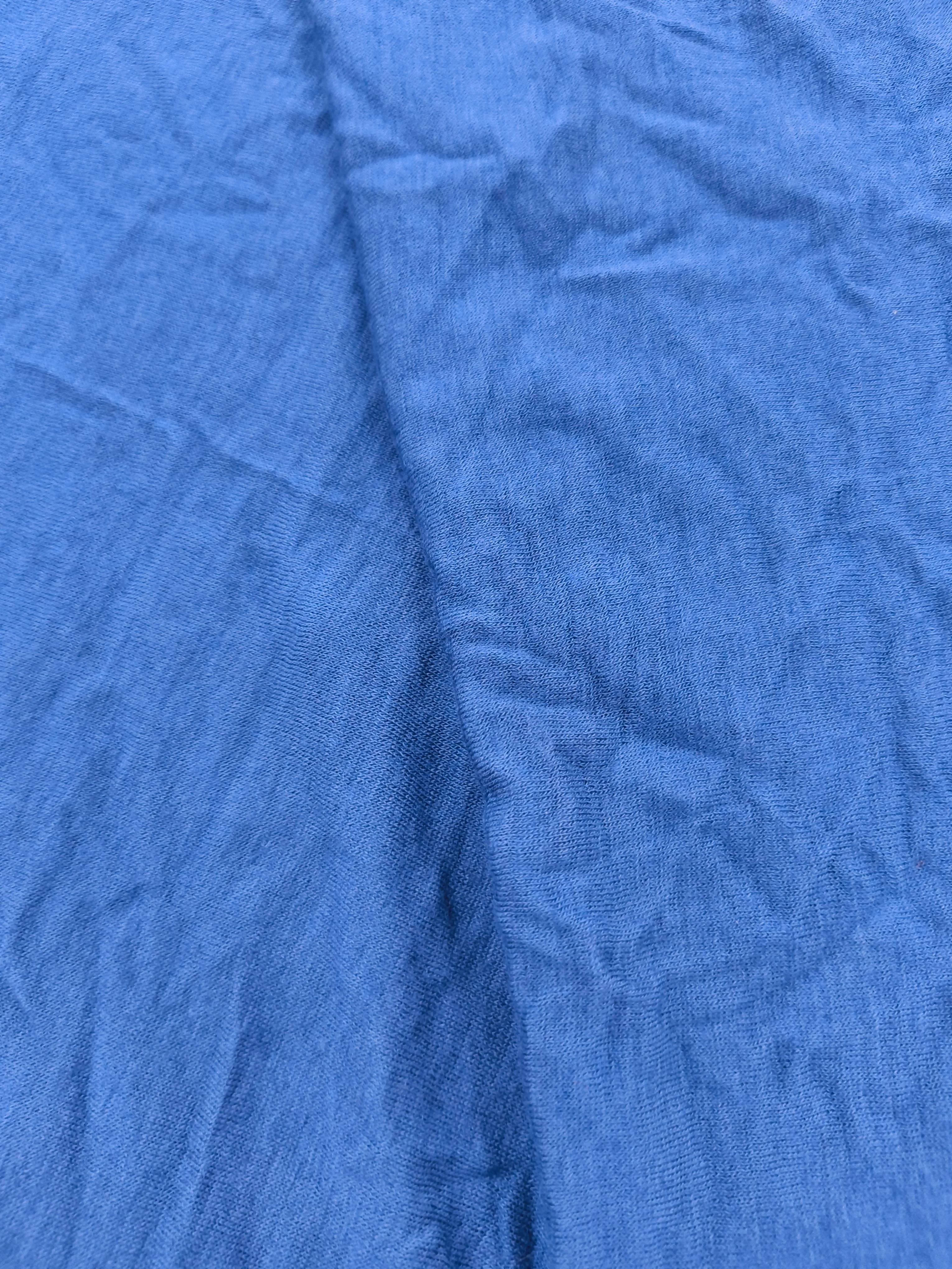 Toast Women's Scarf Blue Viscose with Cashmere Rectangle Scarf - Image 4