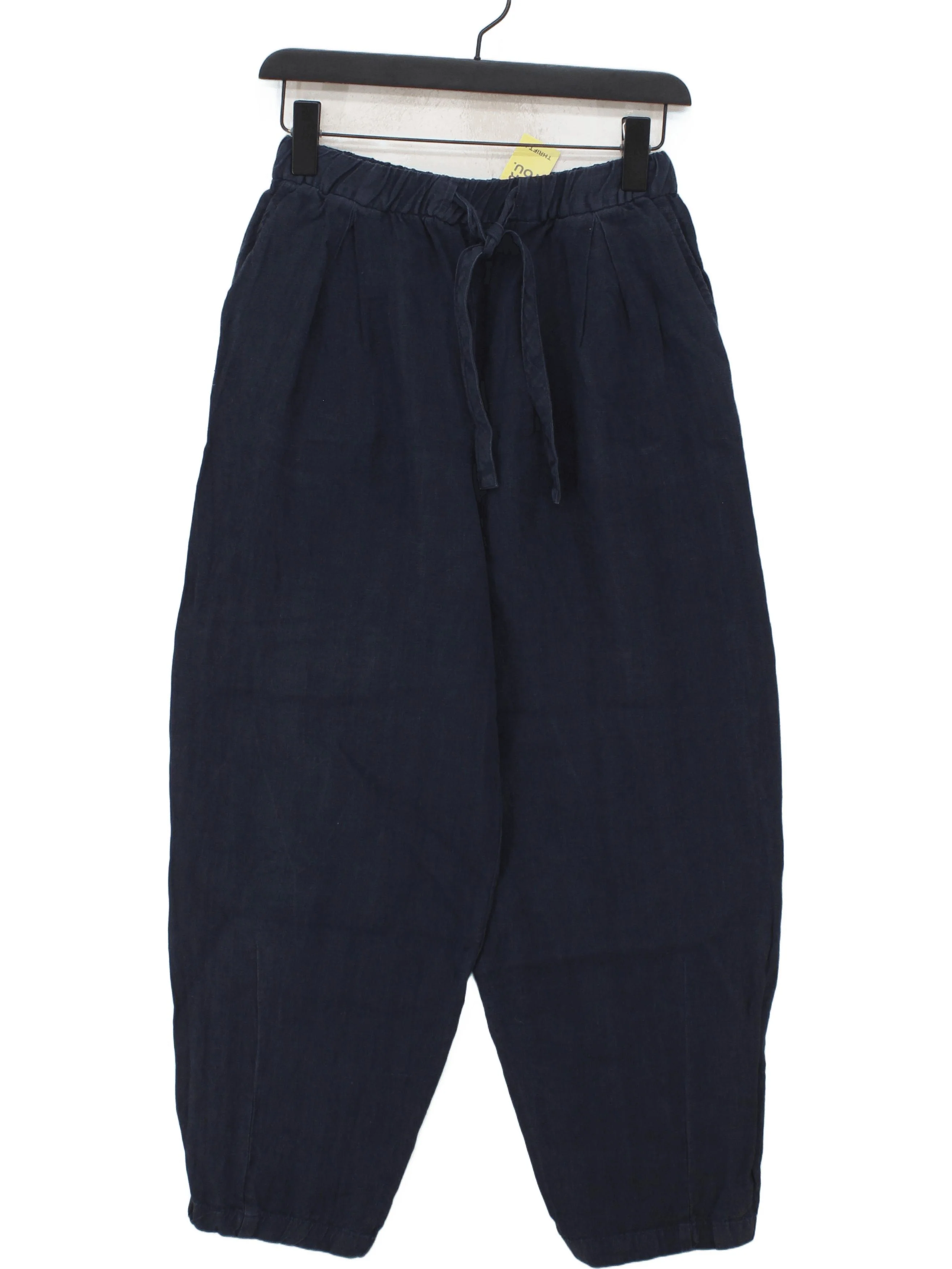 Toast Women's Trousers XXS Blue 100% Linen Tapered Sweatpants