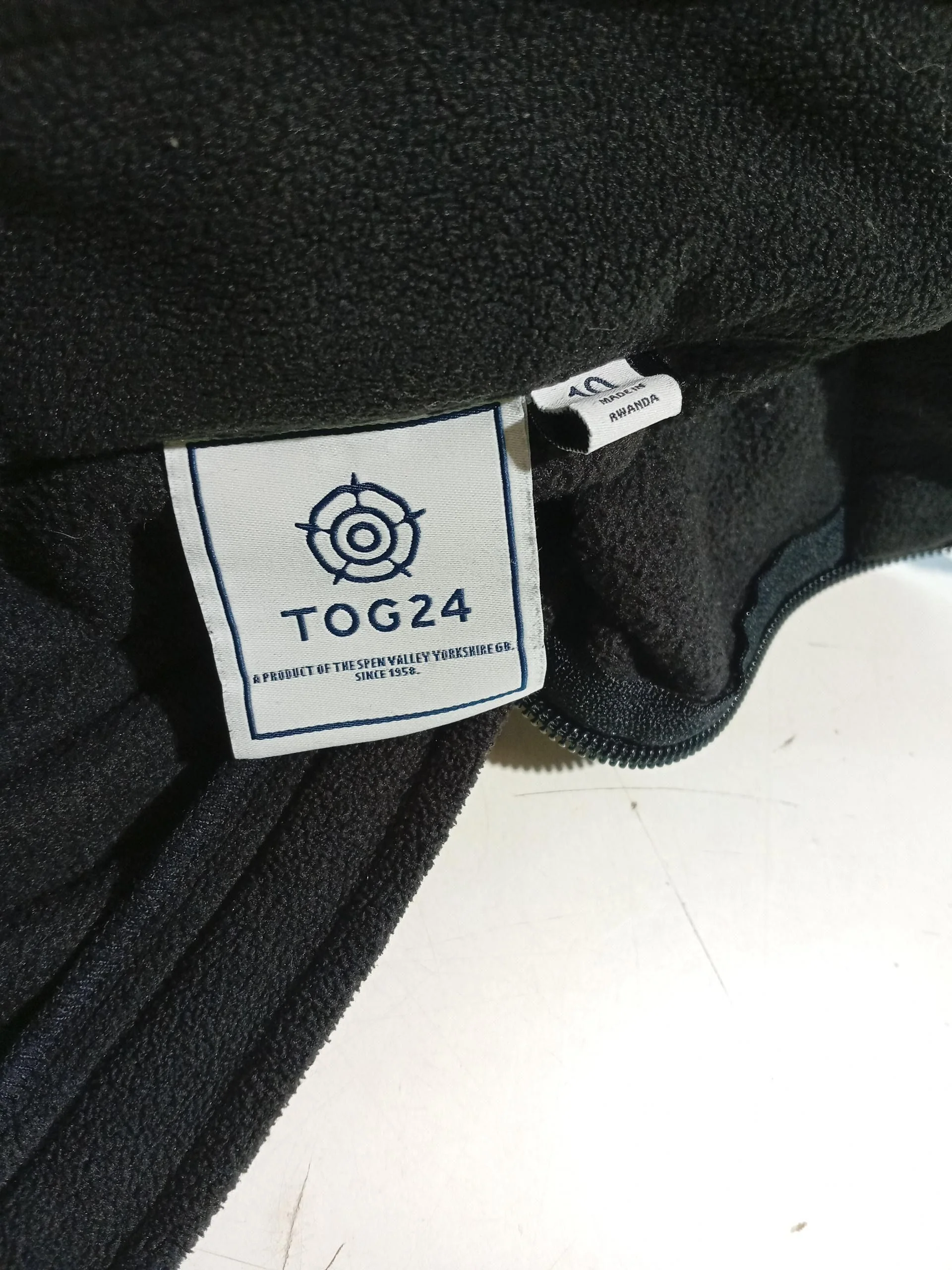 Tog24 Women's Hoodie UK 10 Black 100% Polyester Pullover - Image 5