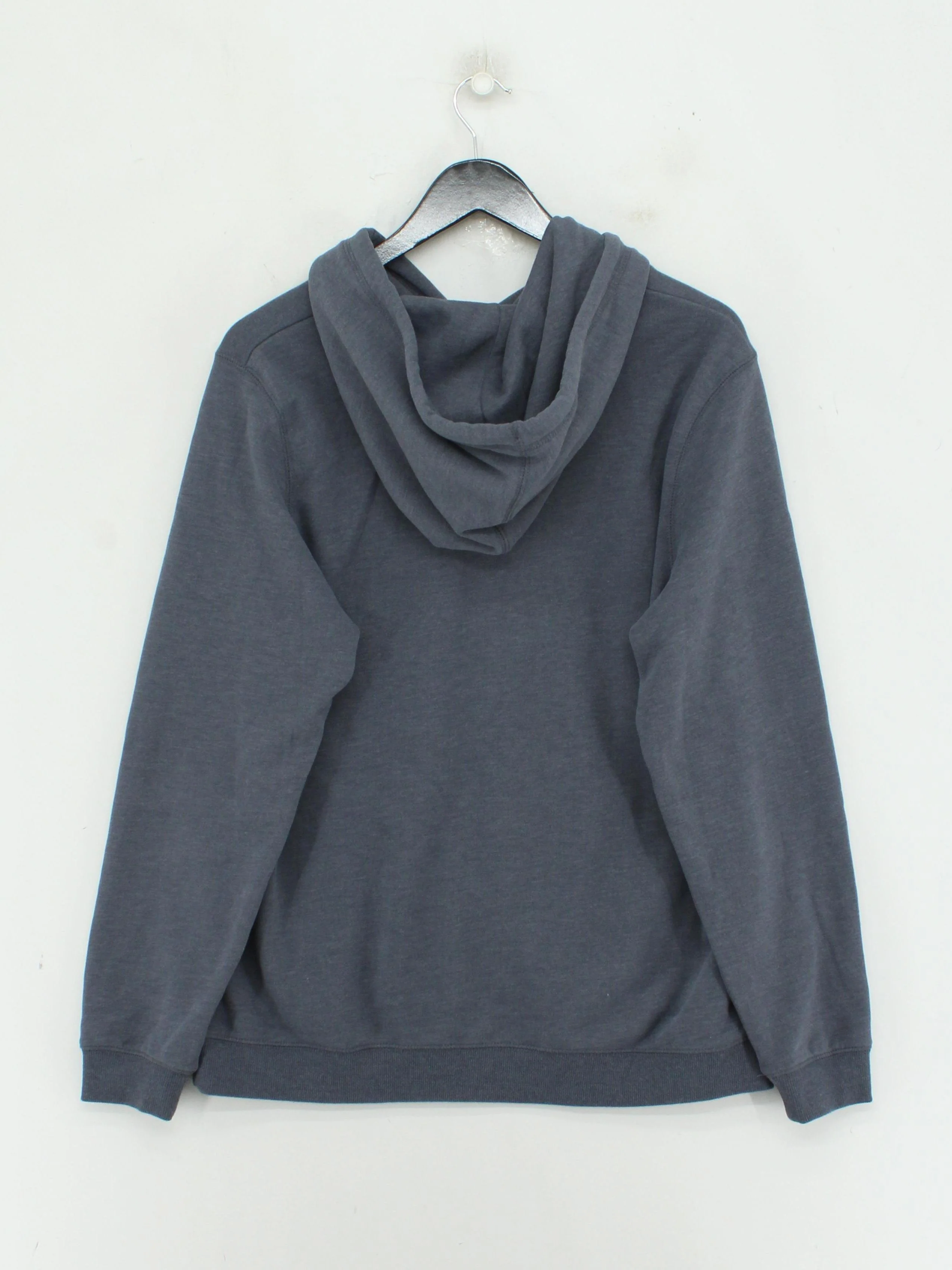 Tog24 Women's Hoodie UK 14 Grey Graphic Cotton with Polyester Pullover - Image 2