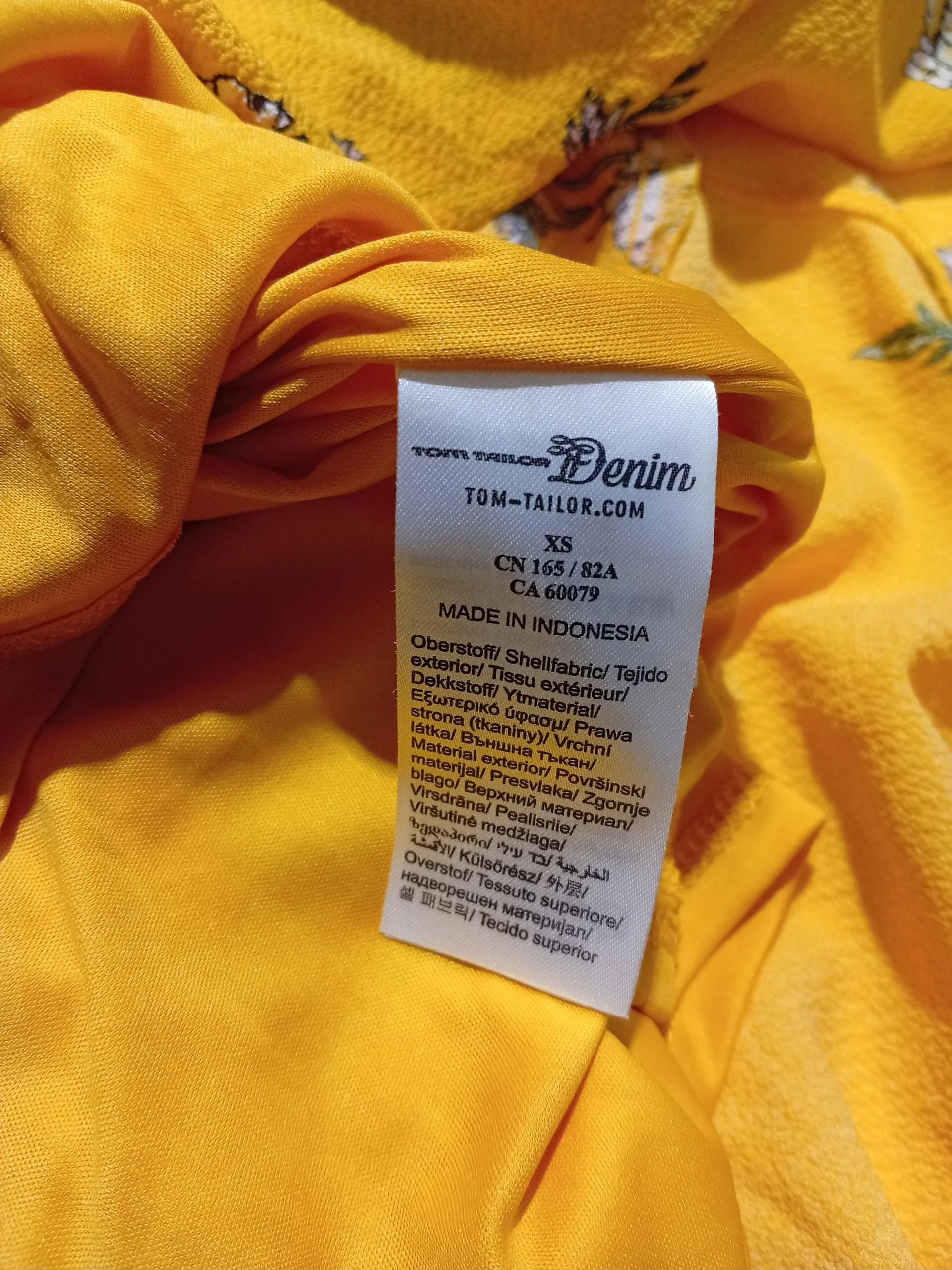 Tom Tailor Wrap Maxi Dress XS in Yellow - Image 5