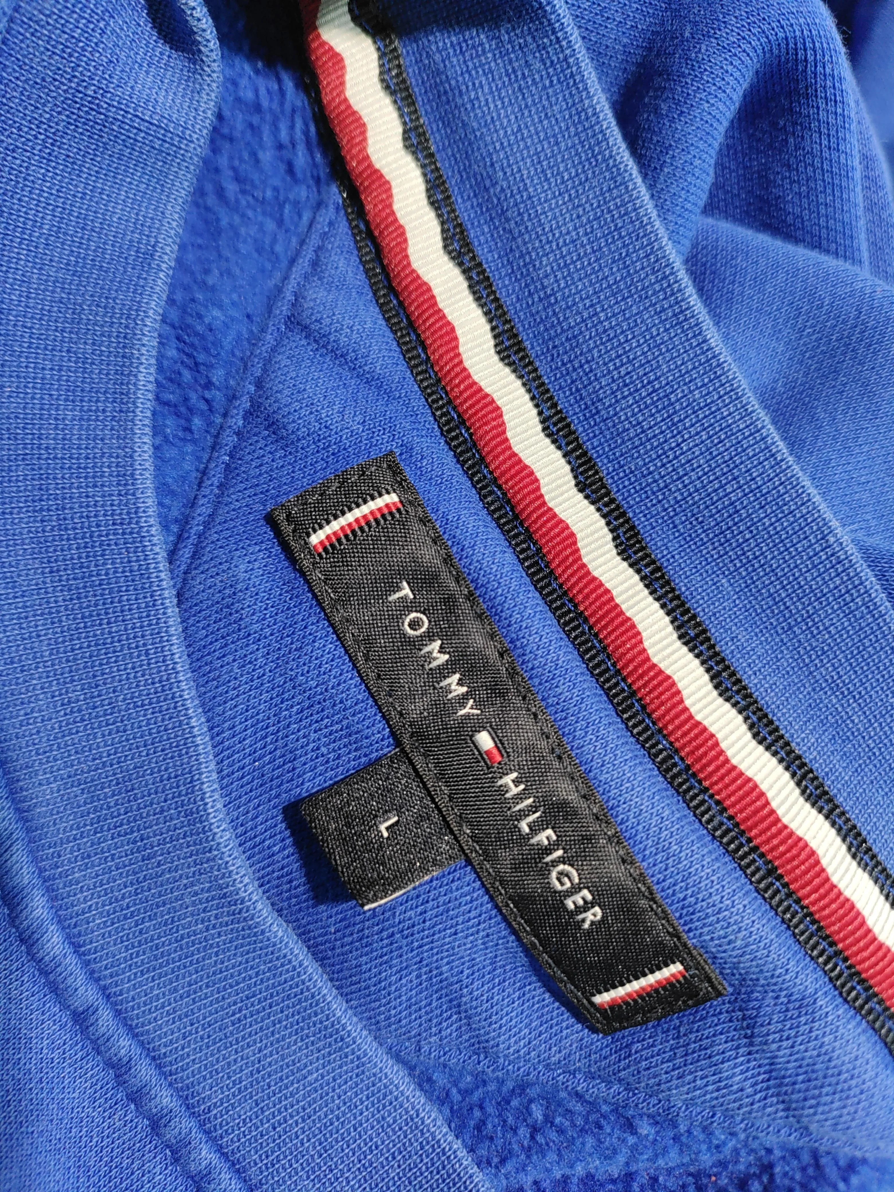 Tommy Hilfiger Men's Hoodie L Blue 100% Other Pullover - Image 6