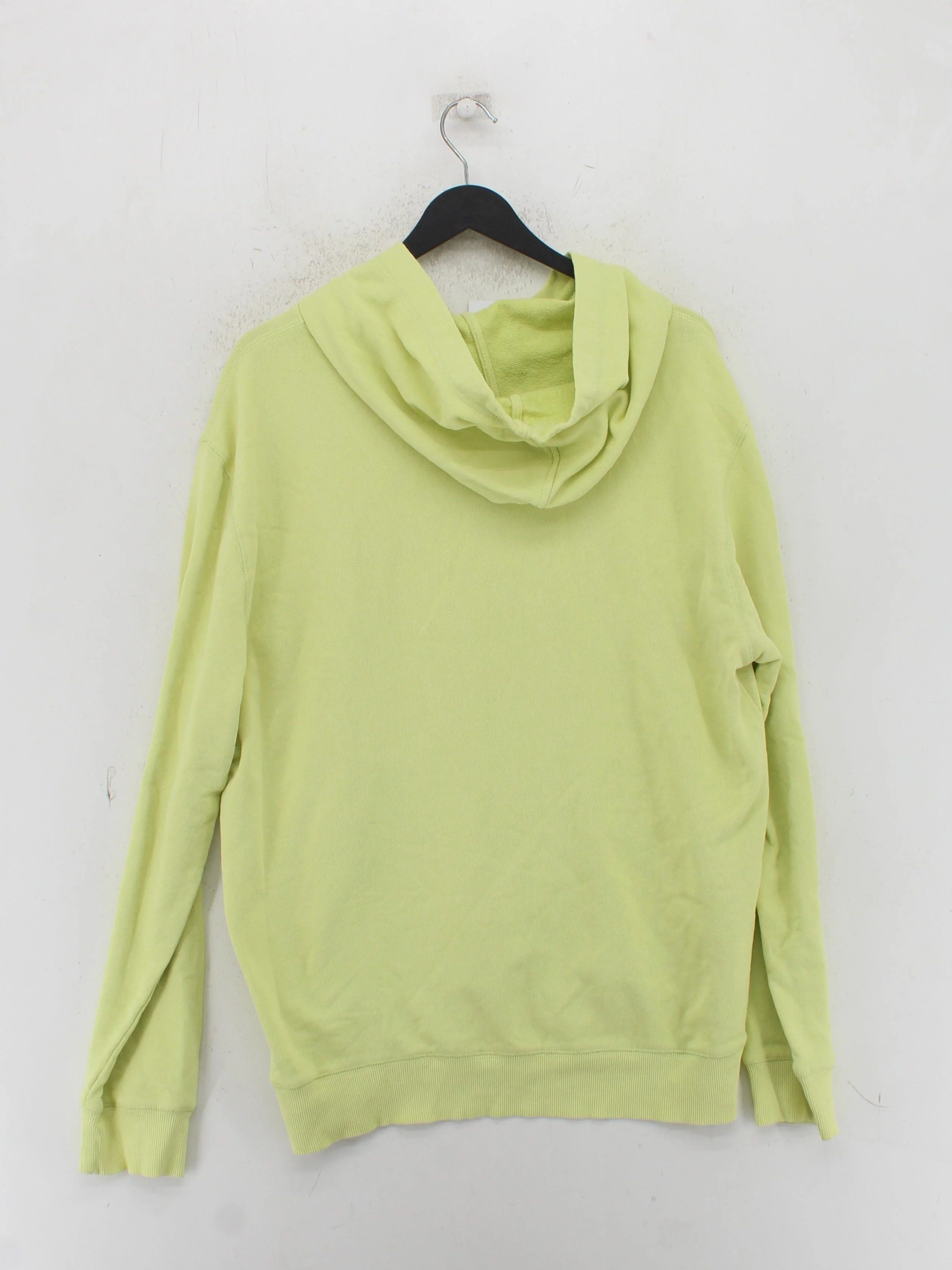 Tommy Hilfiger Men's Hoodie L Yellow Cotton with Polyester Pullover - Image 2