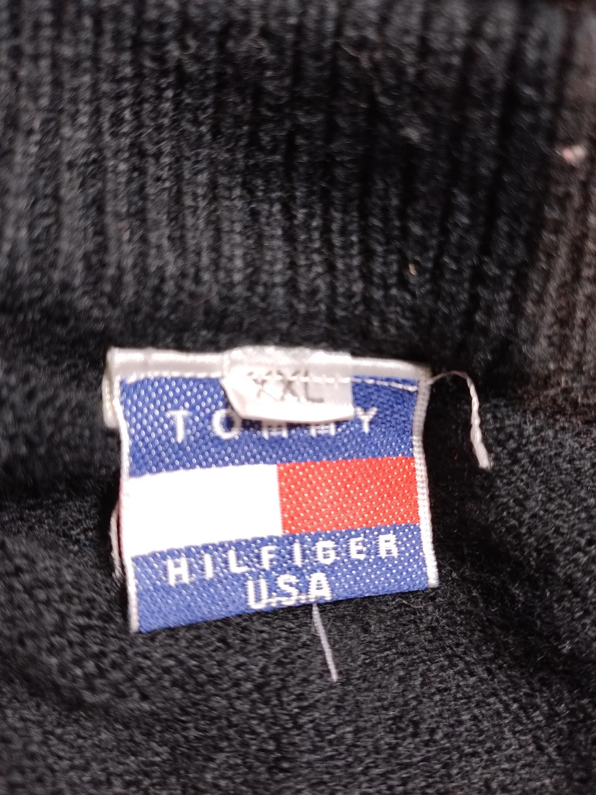 Tommy Hilfiger Men's Jumper XXL Black Wool with Acrylic Pullover - Image 6