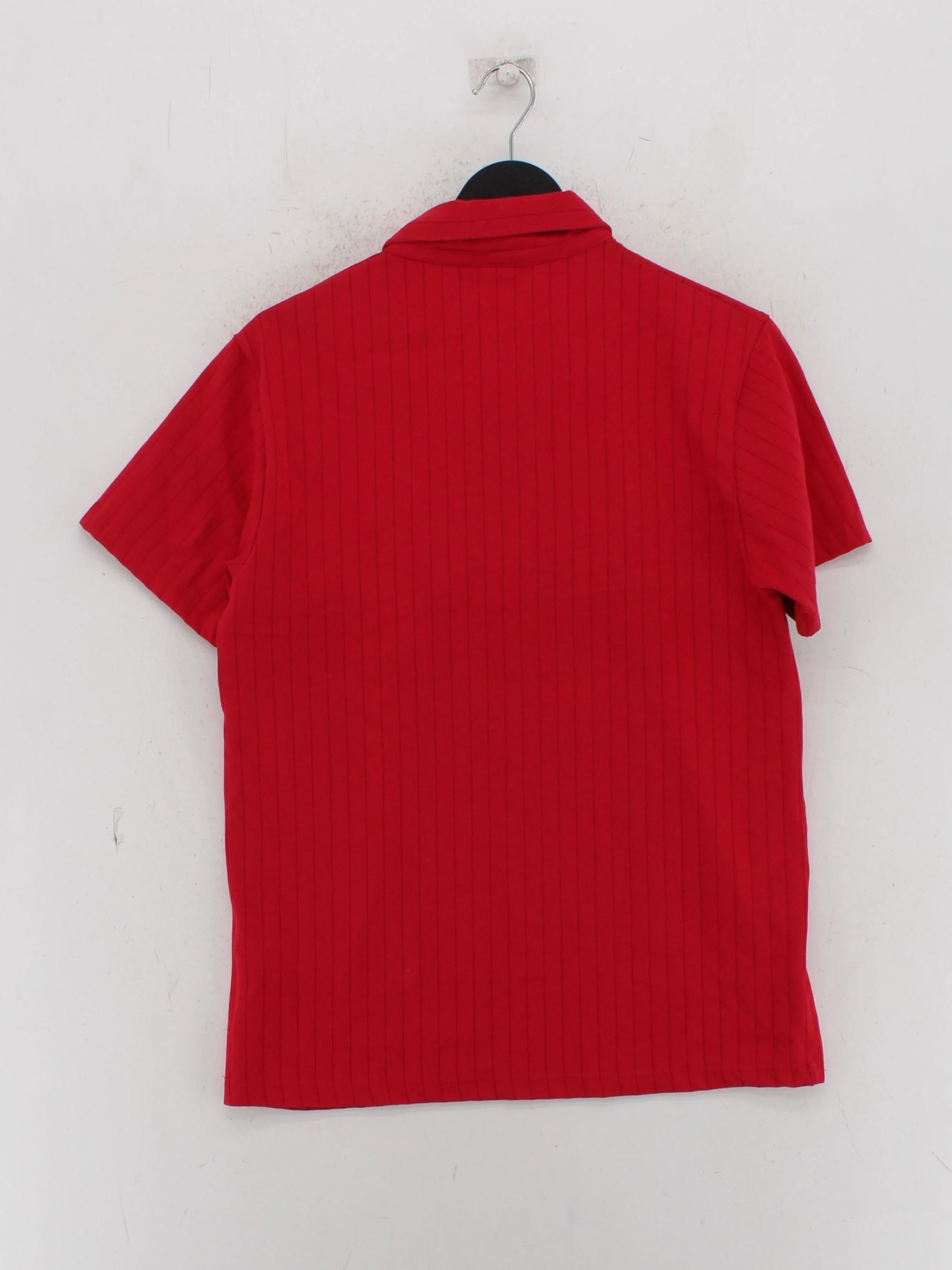 Tommy Hilfiger Men's Polo M Red 100% Cotton Basic - Image 2