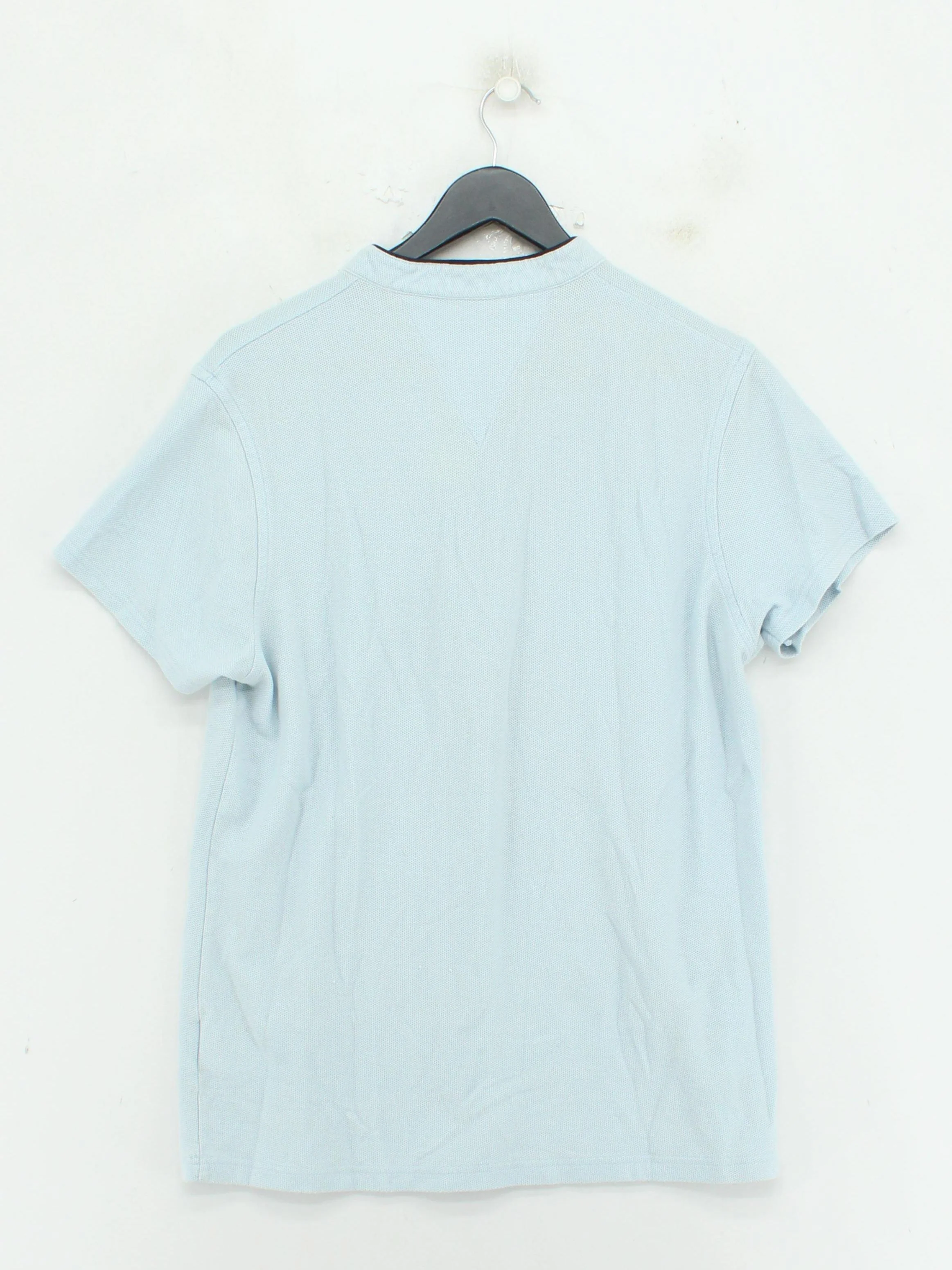 Tommy Hilfiger Men's Polo XL Blue Cotton with Animal Fur Basic - Image 2